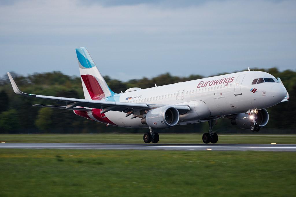 Hamburg Airport: Eurowings (EW / EWG) |  Airbus A320-214 A320 | D-AEWU | MSN 7513