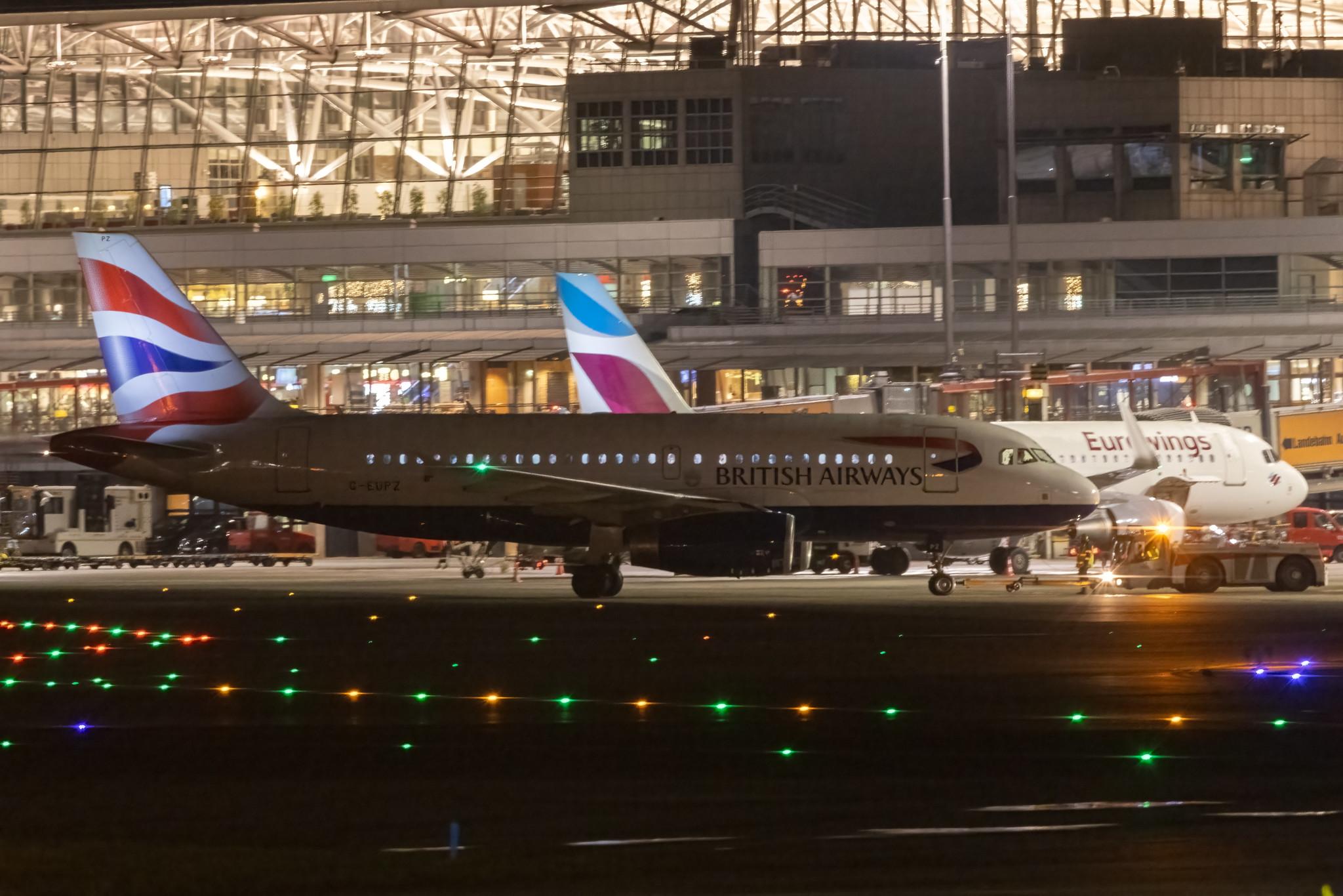 Hamburg Airport: British Airways (BA / BAW) |  Airbus A319-131 A319 | G-EUPZ | MSN 1510
