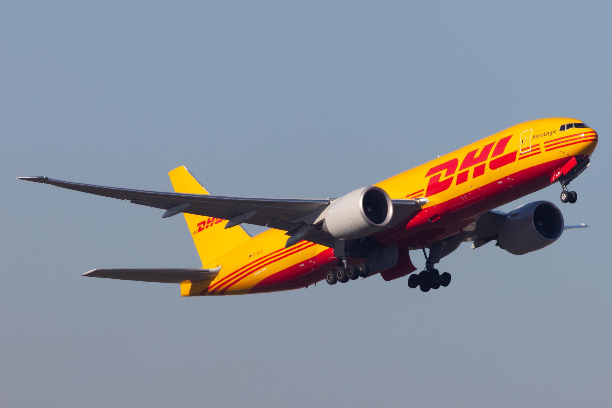 Frankfurt Airport: DHL (D0 / DHK) | Operator: AeroLogic |  Boeing 777-F B77L | D-AALR | MSN 66814