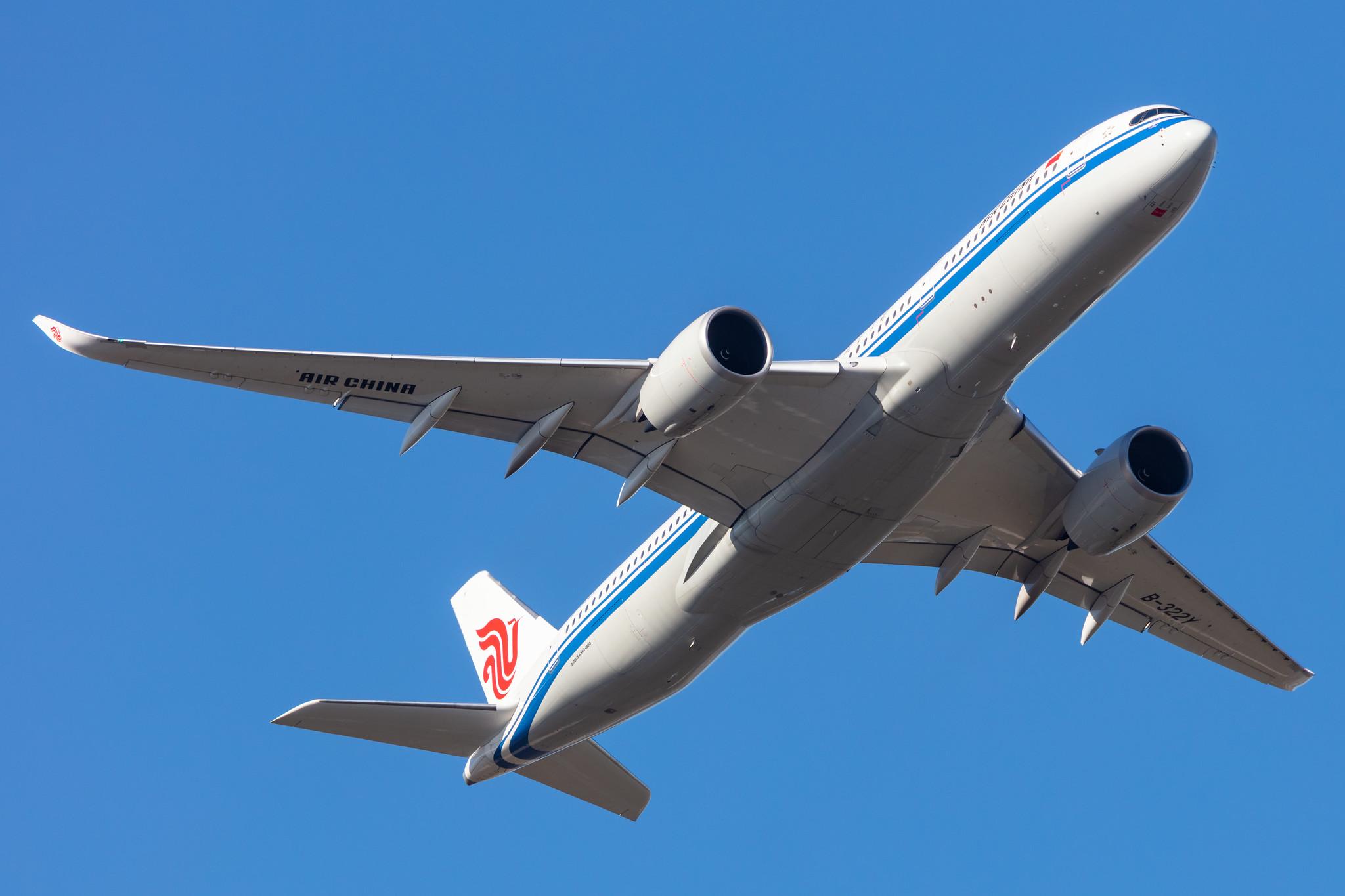 Frankfurt Airport: Air China (CA / CCA) |  Airbus A350-941 A359 | B-322Y | MSN 474