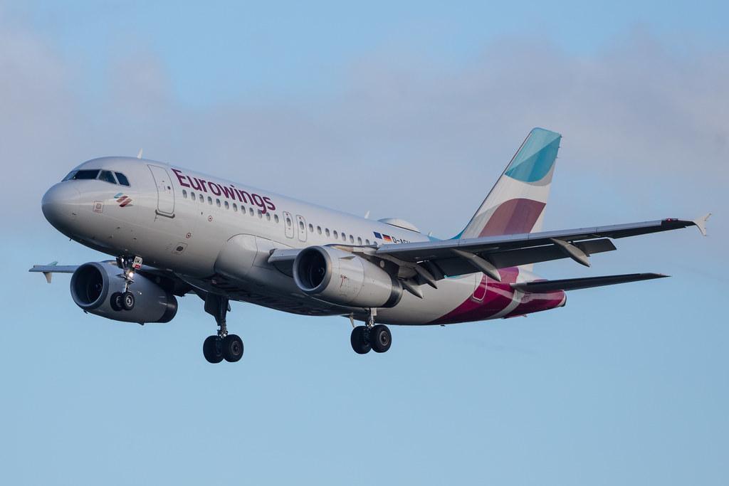 Hamburg Airport: Eurowings (EW / EWG) |  Airbus A319-132 A319 | D-AGWJ | MSN 3375