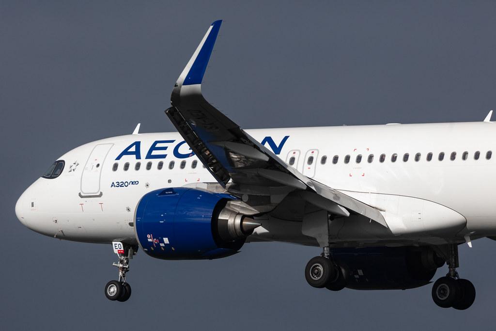 Hamburg Airport: Aegean Airlines (A3 / AEE) |  Airbus A320-271N A20N | SX-NEO | MSN 9400