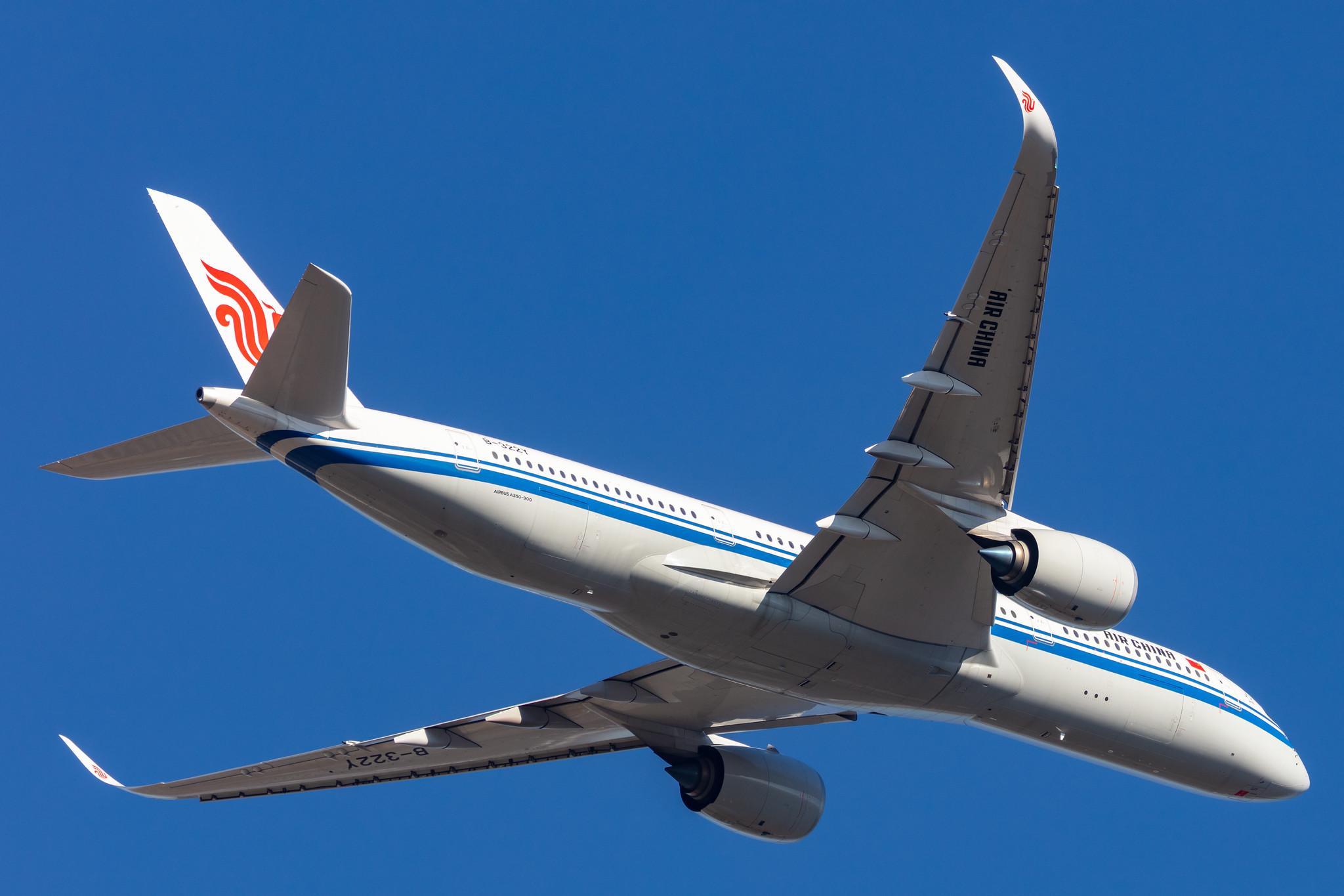 Frankfurt Airport: Air China (CA / CCA) |  Airbus A350-941 A359 | B-322Y | MSN 474
