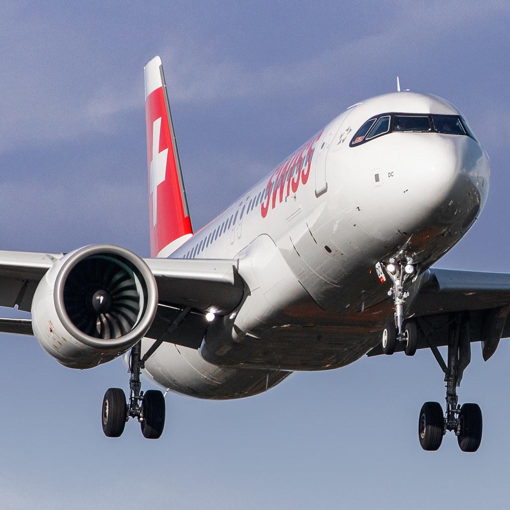 Hamburg Airport: Swiss (LX / SWR) |  Airbus A320-271N A20N | HB-JDC | MSN 10242