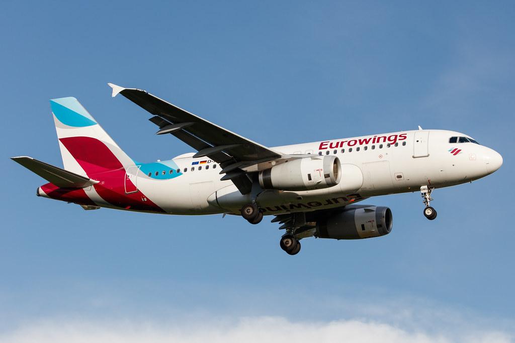 Hamburg Airport: Eurowings (EW / EWG) |  Airbus A319-132 A319 | D-AGWU | MSN 5457