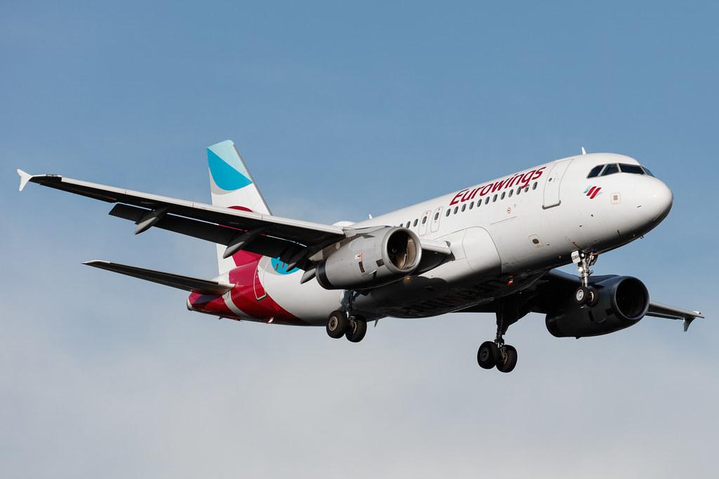 Hamburg Airport: Eurowings (EW / EWG) |  Airbus A319-132 A319 | D-AGWH | MSN 3352