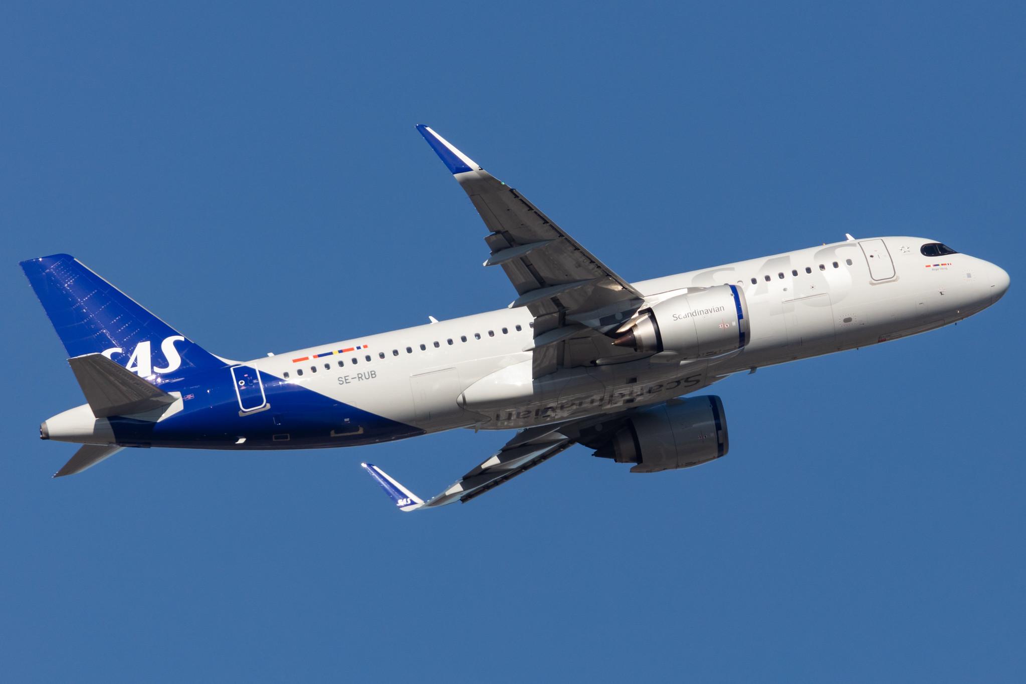 Frankfurt Airport: SAS (SK / SAS) |  Airbus A320-251N A20N | SE-RUB | MSN 09518