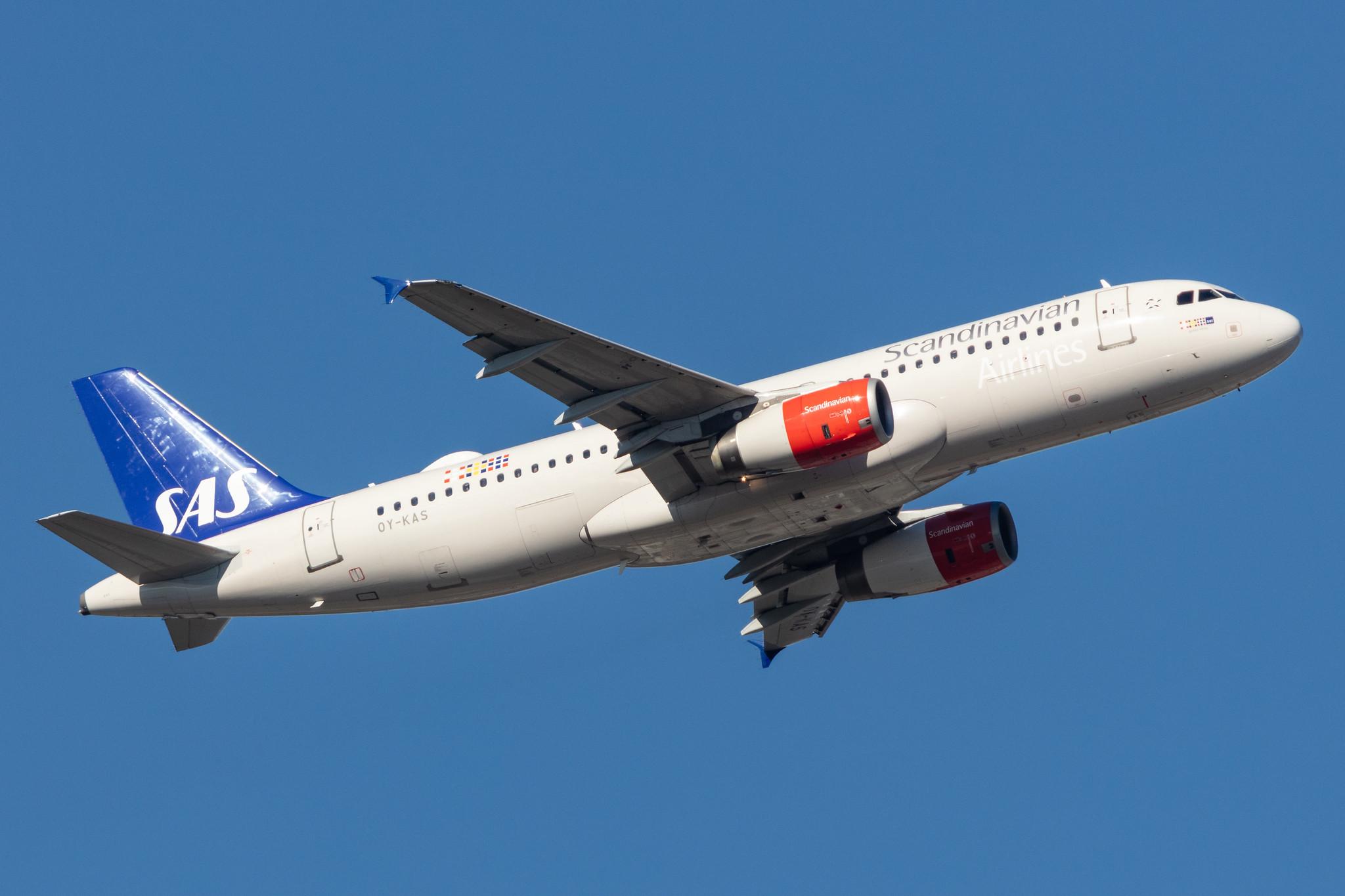 Frankfurt Airport: SAS (SK / SAS) |  Airbus A320-232 A320 | OY-KAS | MSN 3335