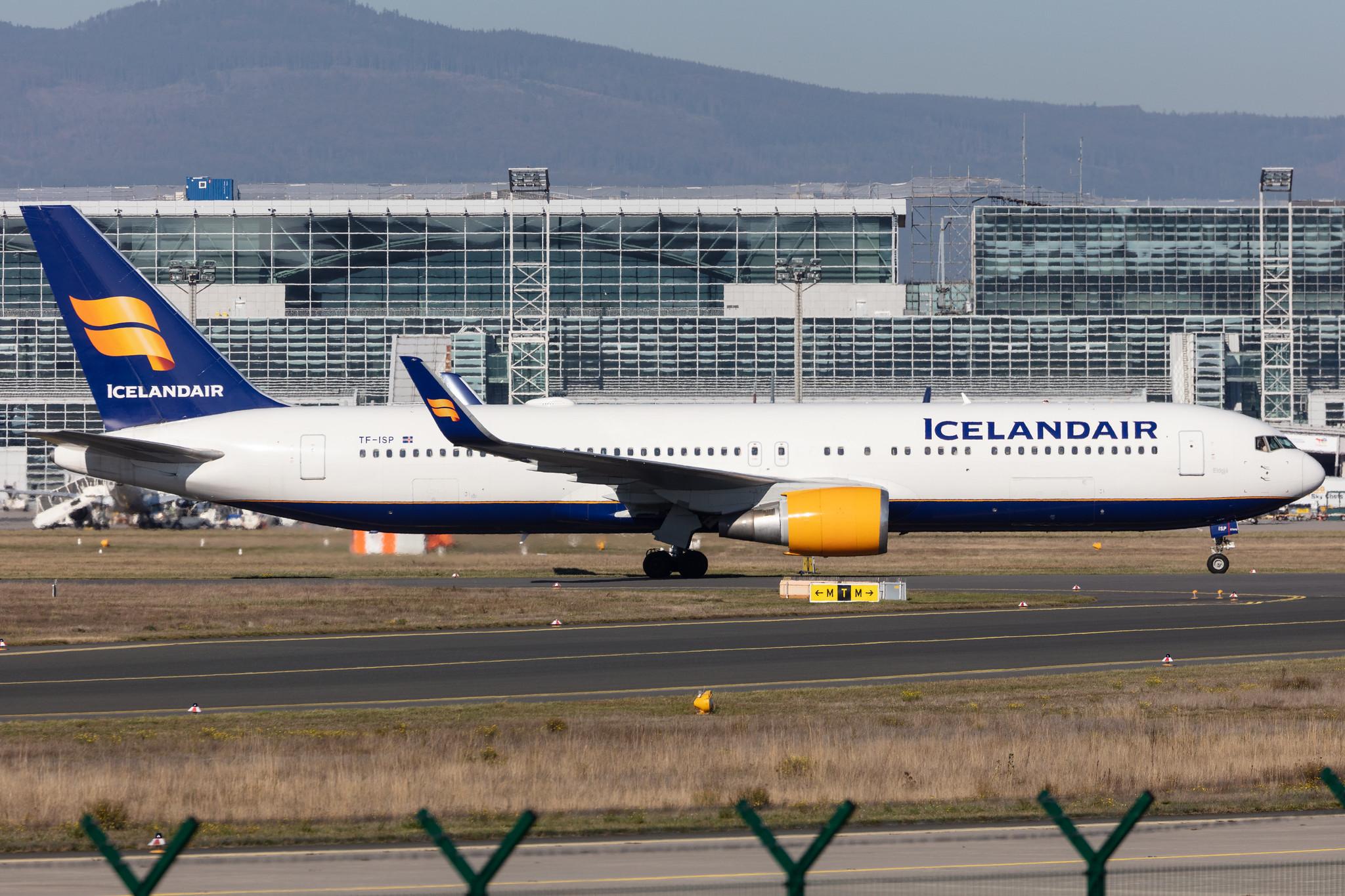 Frankfurt Airport: Icelandair (FI / ICE) |  Boeing 767-319(ER) B763 | TF-ISP | MSN 26971