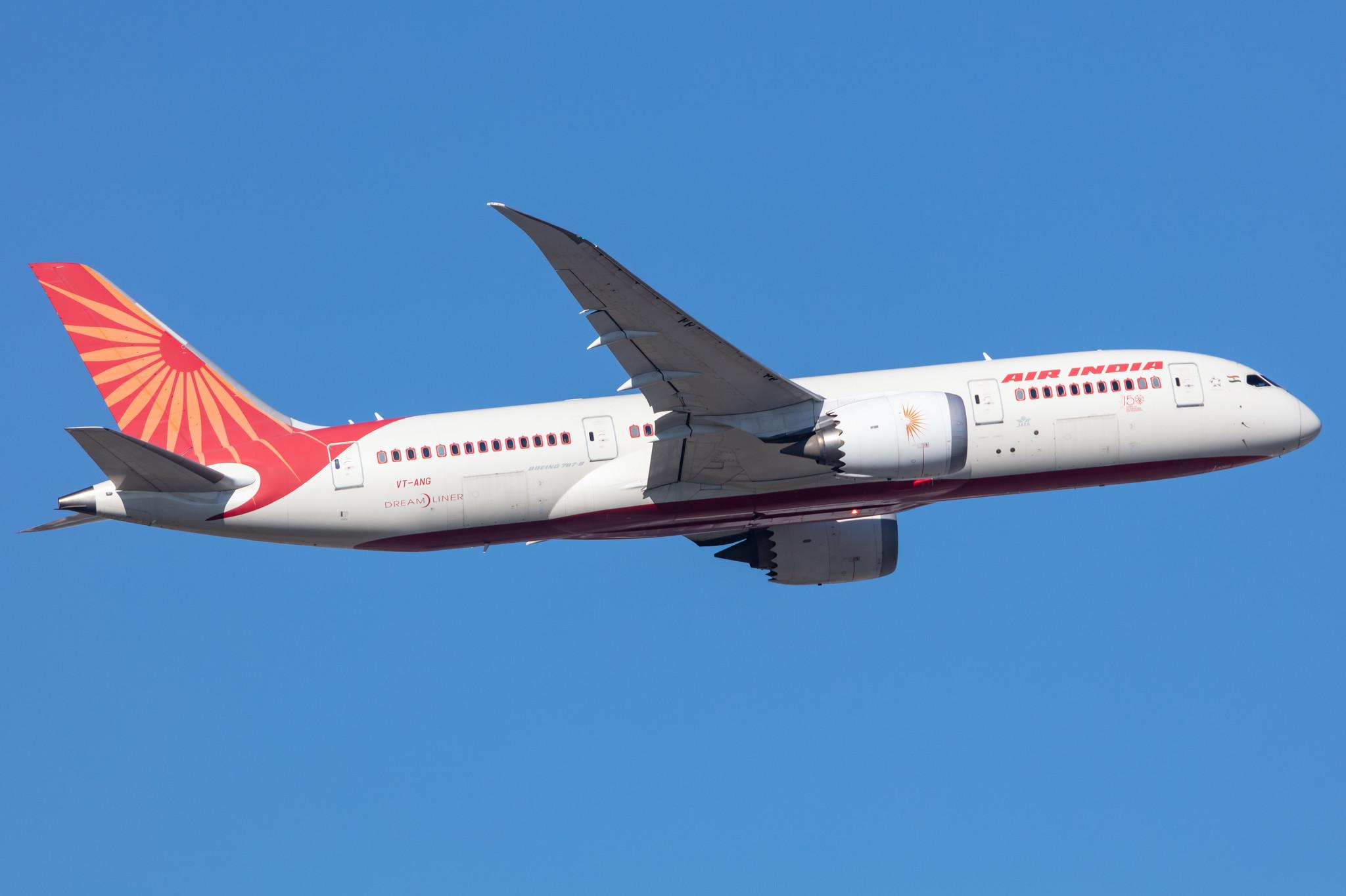 Frankfurt Airport: Air India (AI / AIC) |  Boeing 787-8 Dreamliner B788 | VT-ANG | MSN 36275