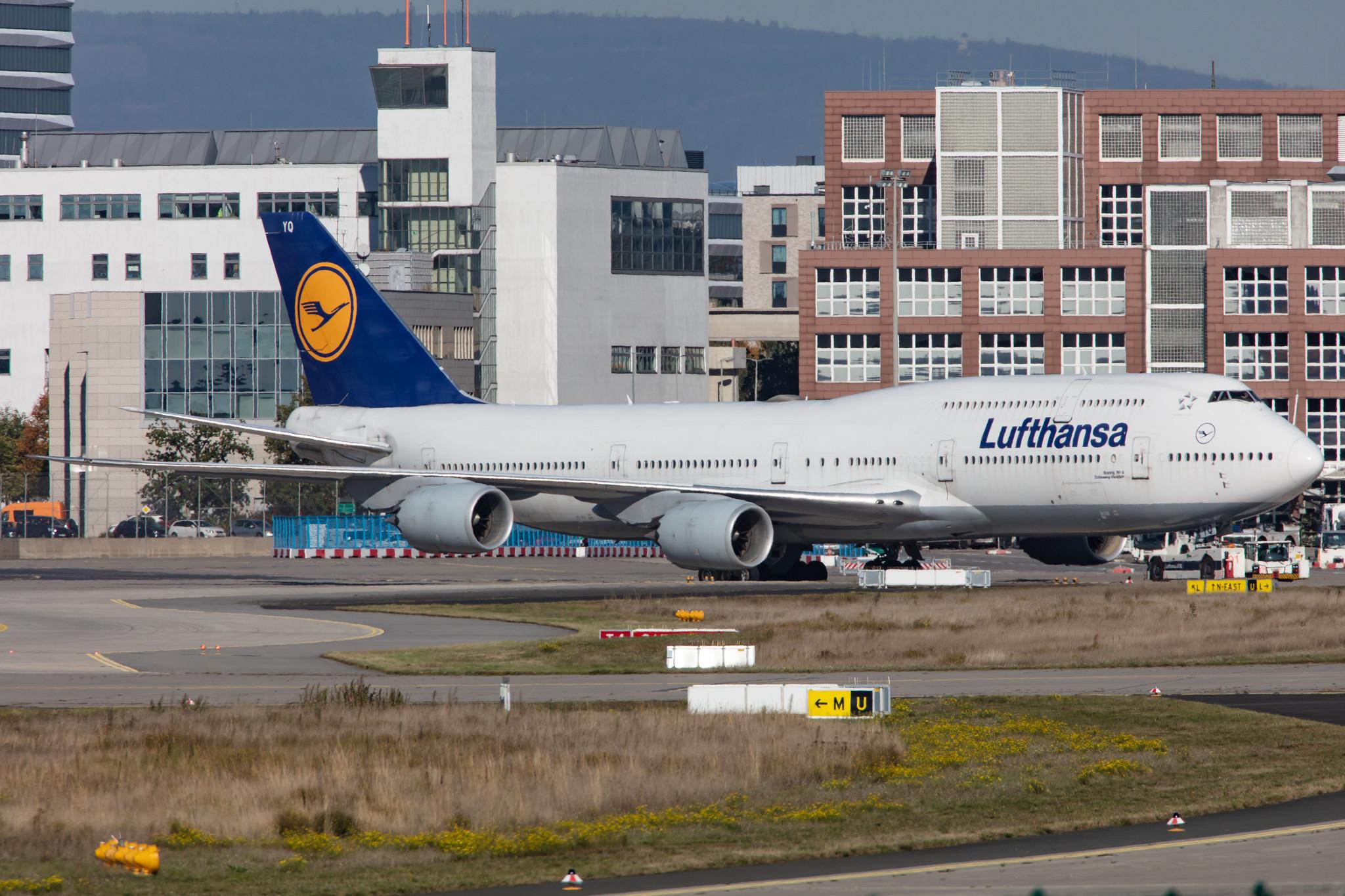 Frankfurt Airport: Lufthansa (LH / DLH) |  Boeing 747-830 B748 | D-ABYQ | MSN 37840