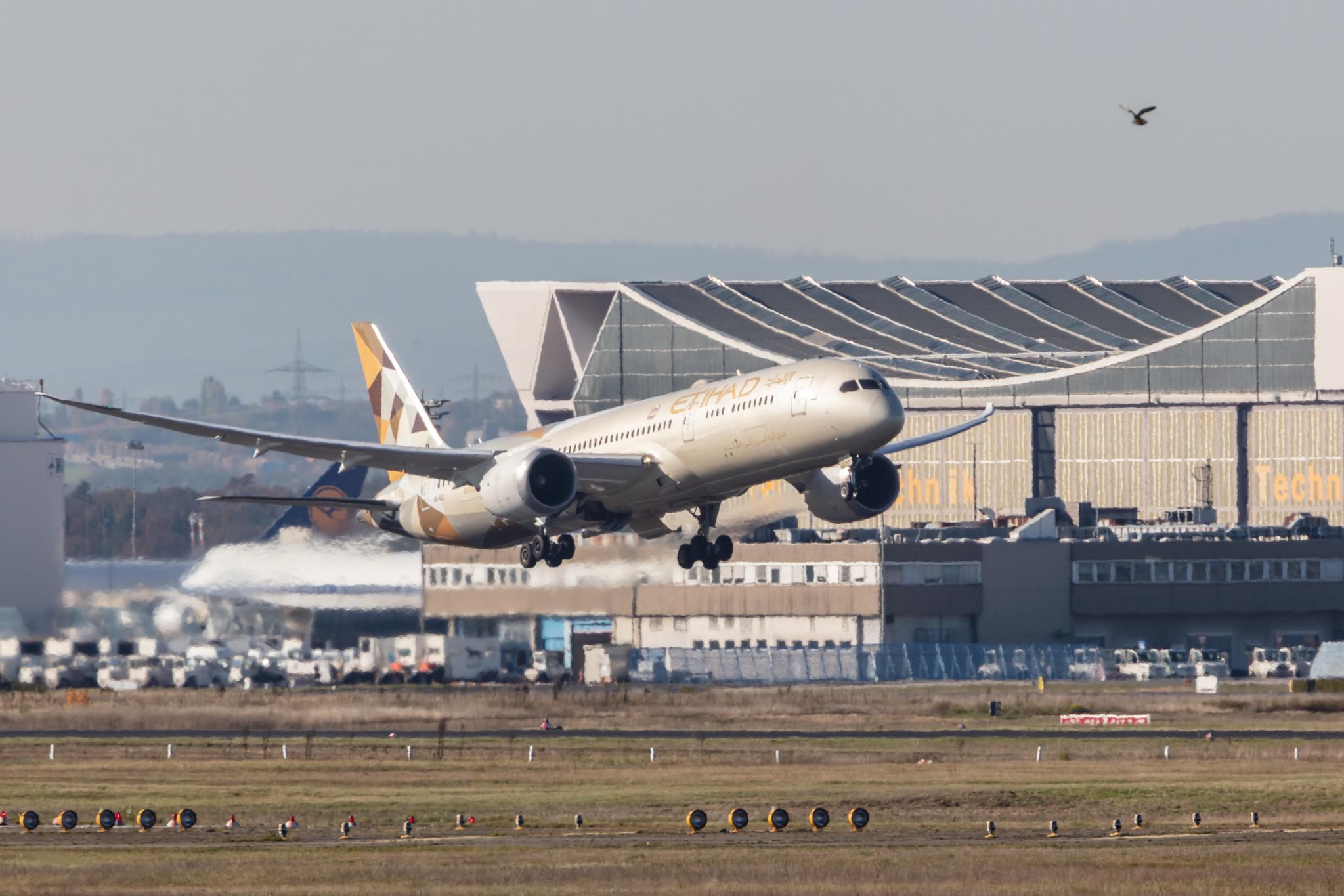 Frankfurt Airport: Etihad Airways (EY / ETD) |  Boeing 787-9 Dreamliner B789 | A6-BLG | MSN 39652
