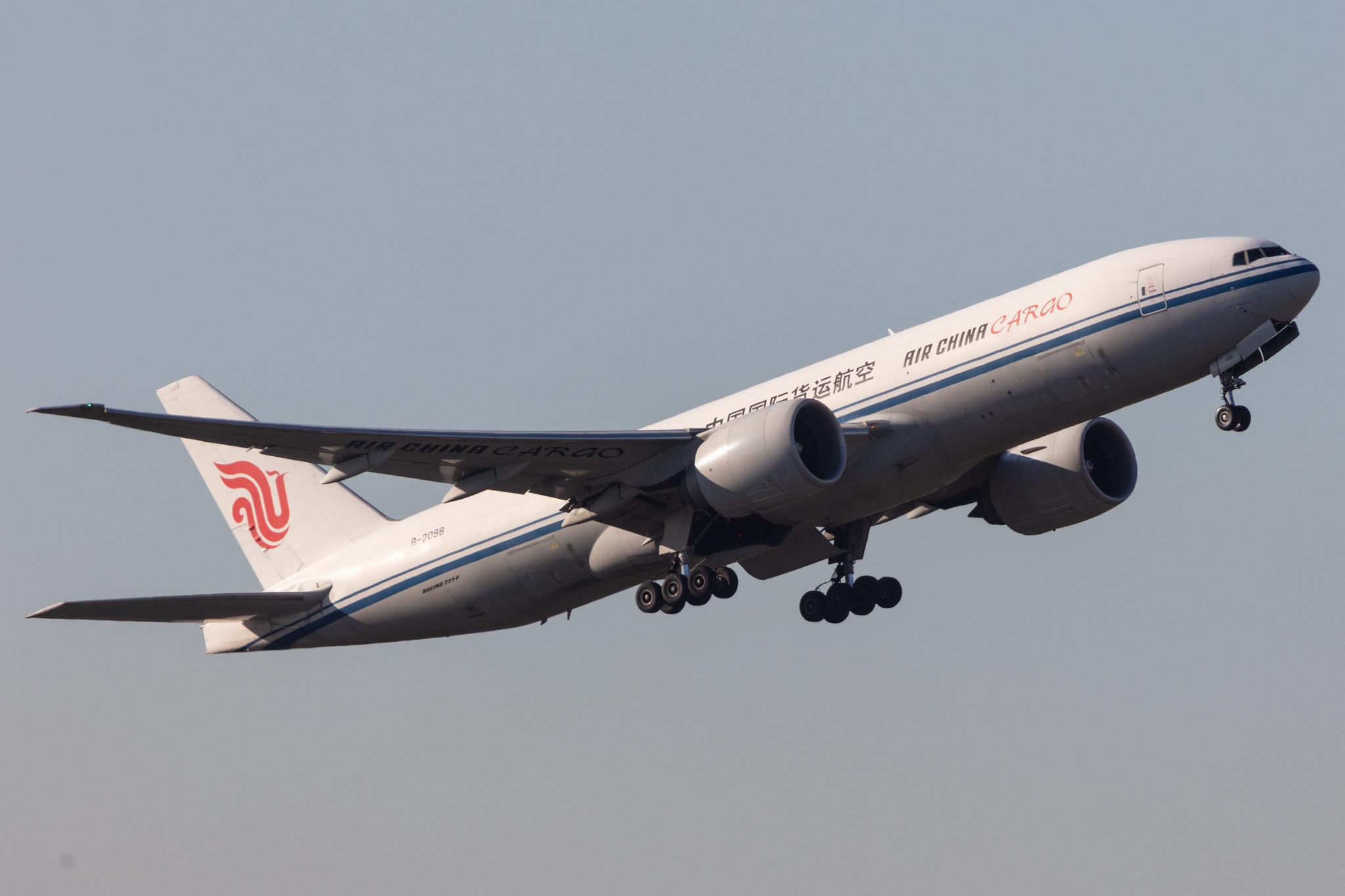 Frankfurt Airport: Air China Cargo (/ CAO) |  Boeing 777-FFT B77L | B-2098 | MSN 44681