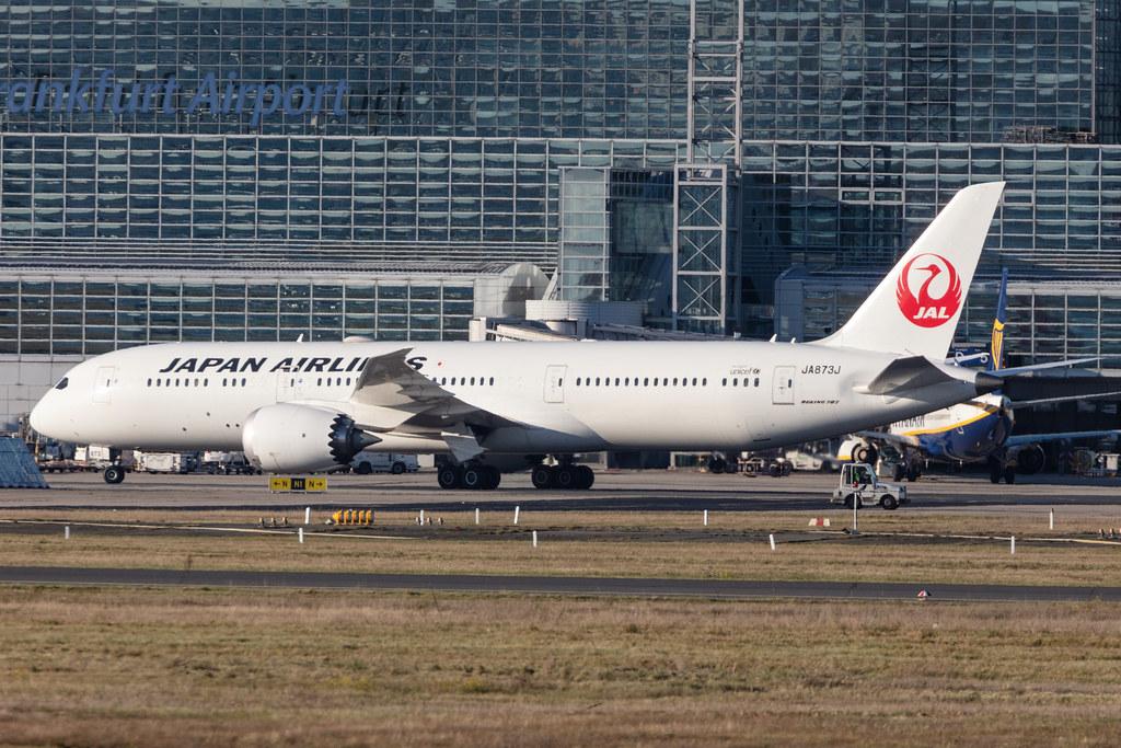 Frankfurt Airport: Japan Airlines (JL / JAL) |  Boeing 787-9 Dreamliner B789 | JA873J | MSN 34852