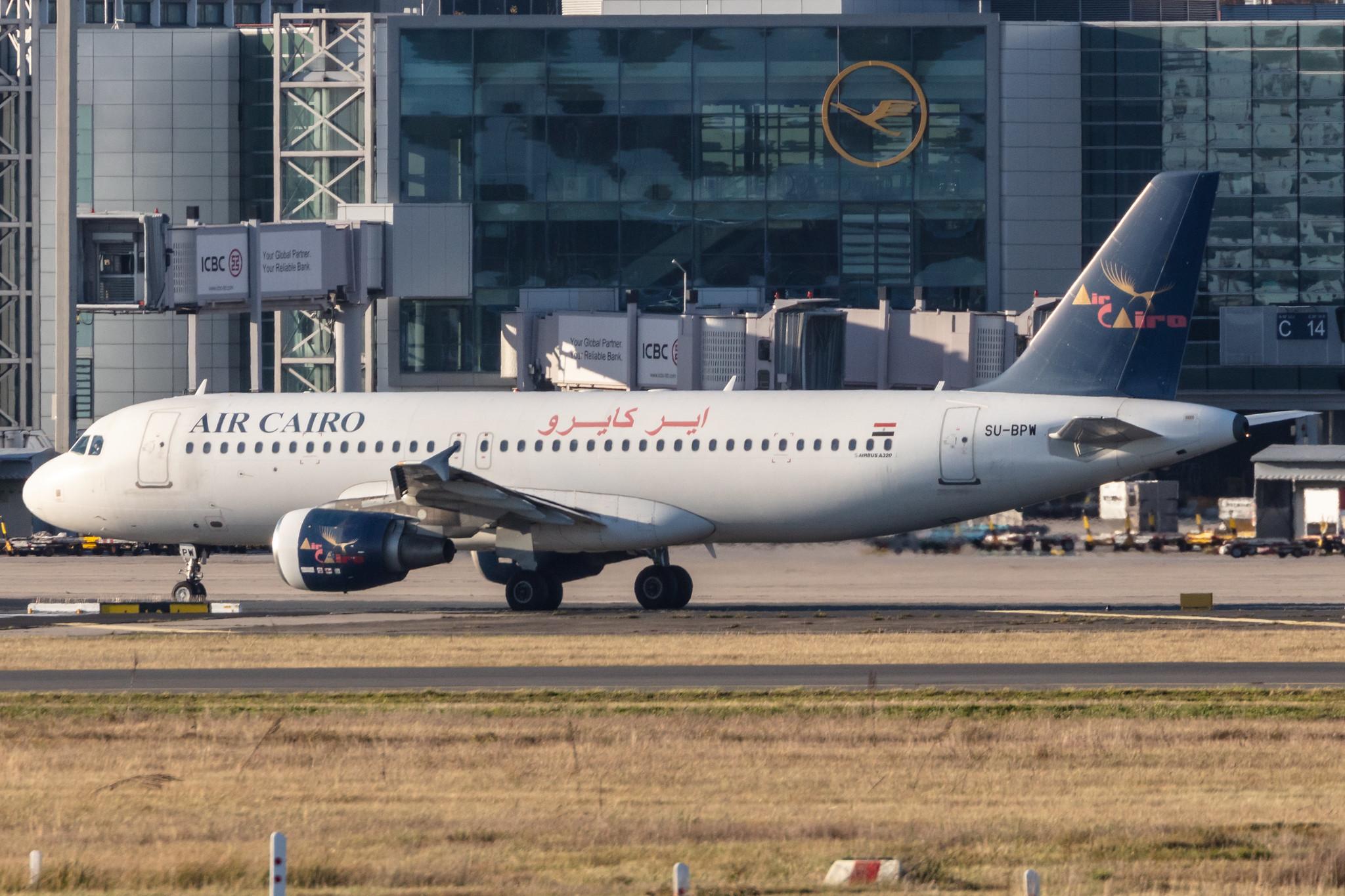 Frankfurt Airport: Air Cairo (SM / MSC) |  Airbus A320-214 A320 | SU-BPW | MSN 3282