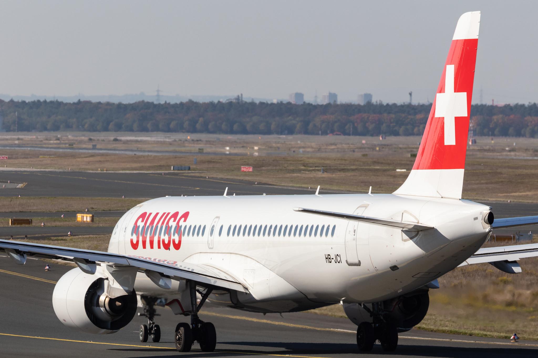 Frankfurt Airport: Swiss (LX / SWR) |  Airbus A220-300 BCS3 | HB-JCI | MSN 55023