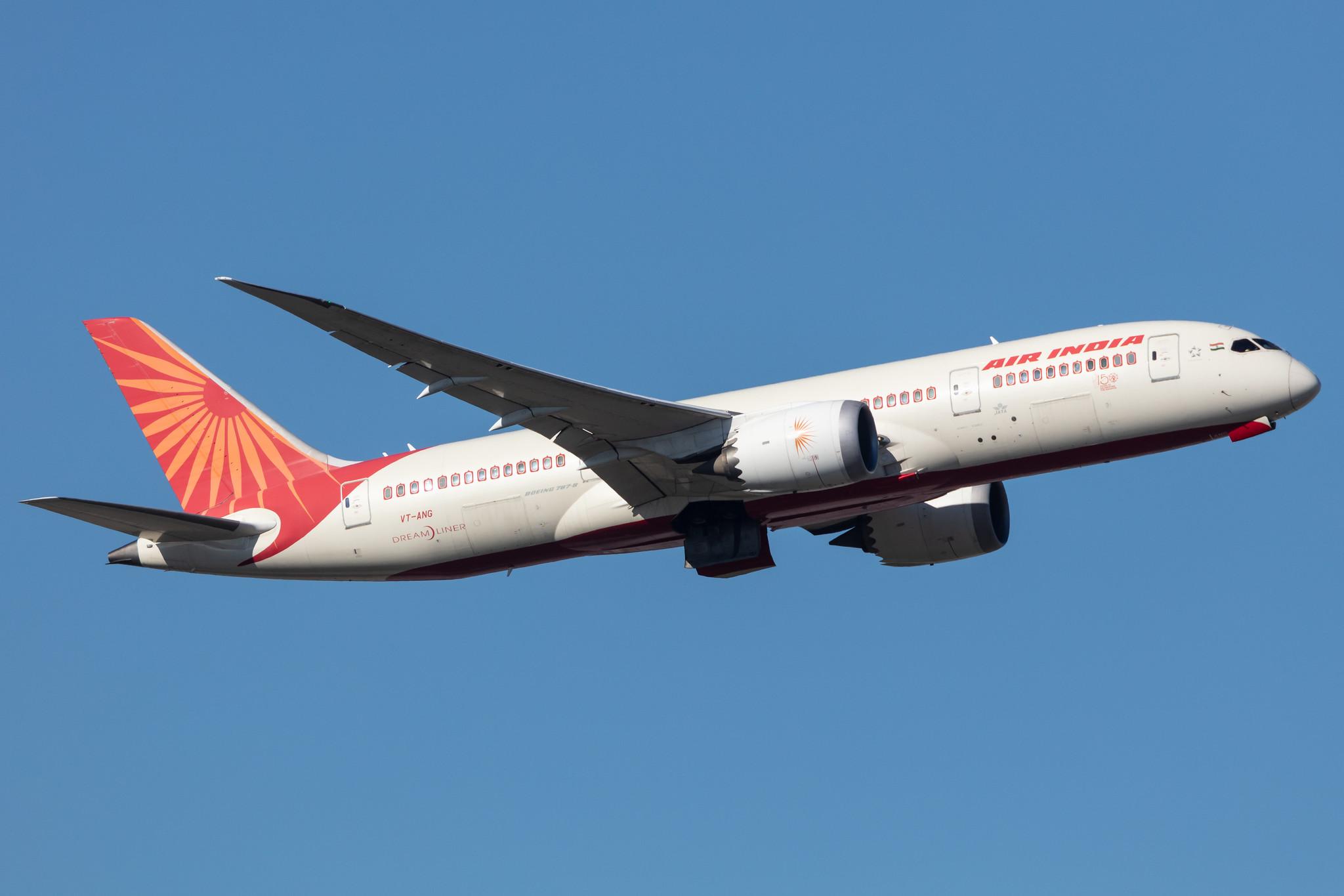 Frankfurt Airport: Air India (AI / AIC) |  Boeing 787-8 Dreamliner B788 | VT-ANG | MSN 36275