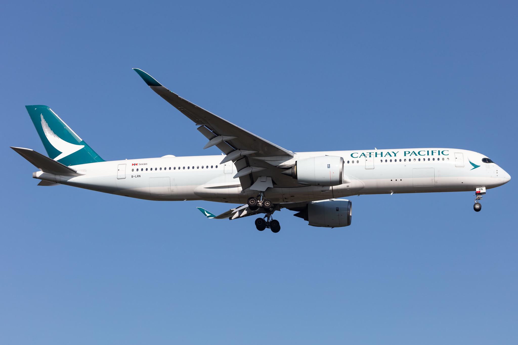 Frankfurt Airport: Cathay Pacific (CX / CPA) |  Airbus A350-941 A359 | B-LRN | MSN 085