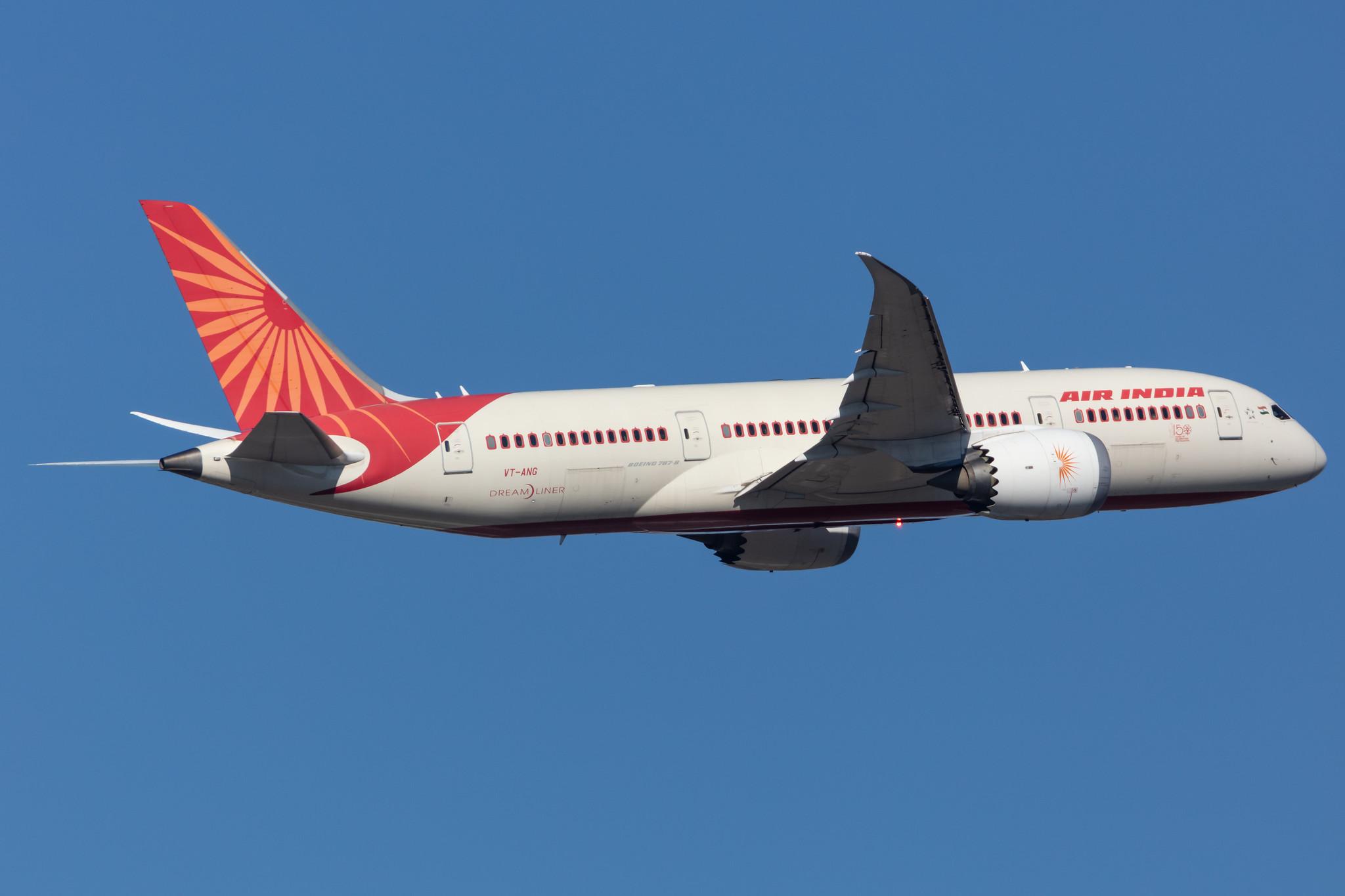 Frankfurt Airport: Air India (AI / AIC) |  Boeing 787-8 Dreamliner B788 | VT-ANG | MSN 36275
