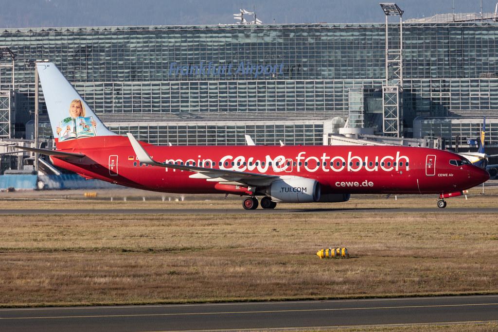 Frankfurt Airport: TUI (X3 / TUI) |  Livery: Cewe Fotobuch Livery | Operator: TUI fly |  Boeing 737-86J B738 | D-ABMV | MSN 37785