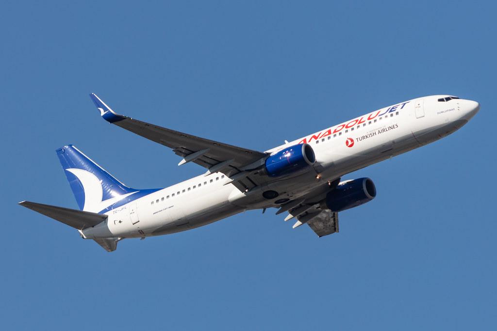 Frankfurt Airport: AnadoluJet (TK / THY) | Operator: Turkish Airlines | Boeing 737-8F2 B738 | TC-JFL | MSN 29774