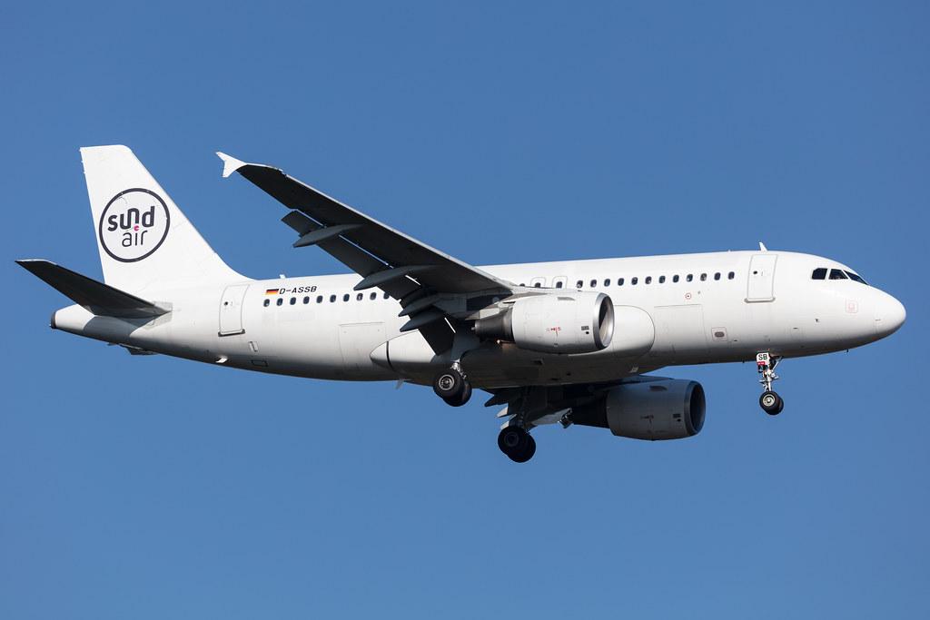 Frankfurt Airport: Sundair (SR / SDR) |  Airbus A319-112 A319 | D-ASSB | MSN 04663