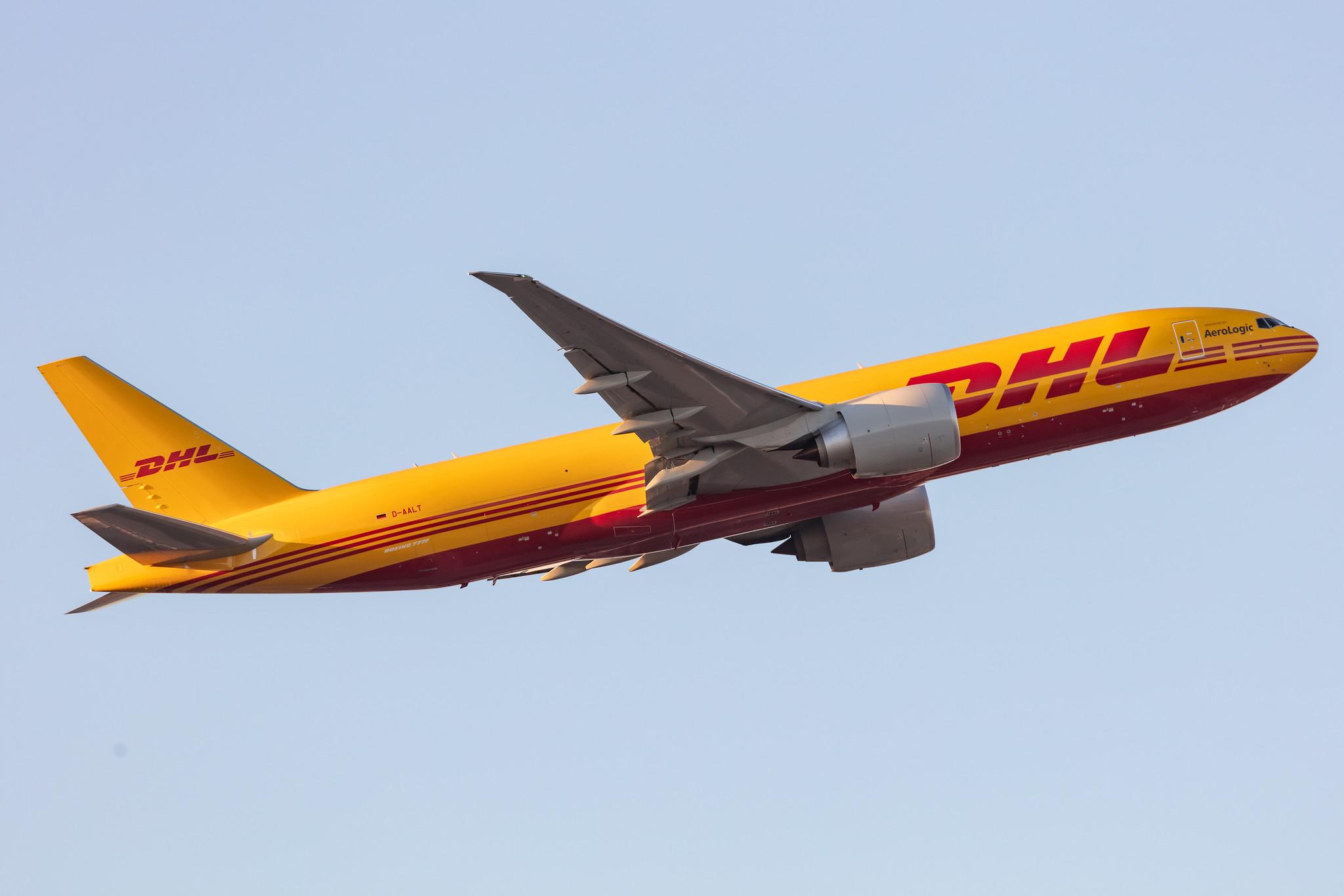 Frankfurt Airport: DHL (D0 / DHK) | Operator: AeroLogic |  Boeing 777-F B77L | D-AALT | MSN 66863