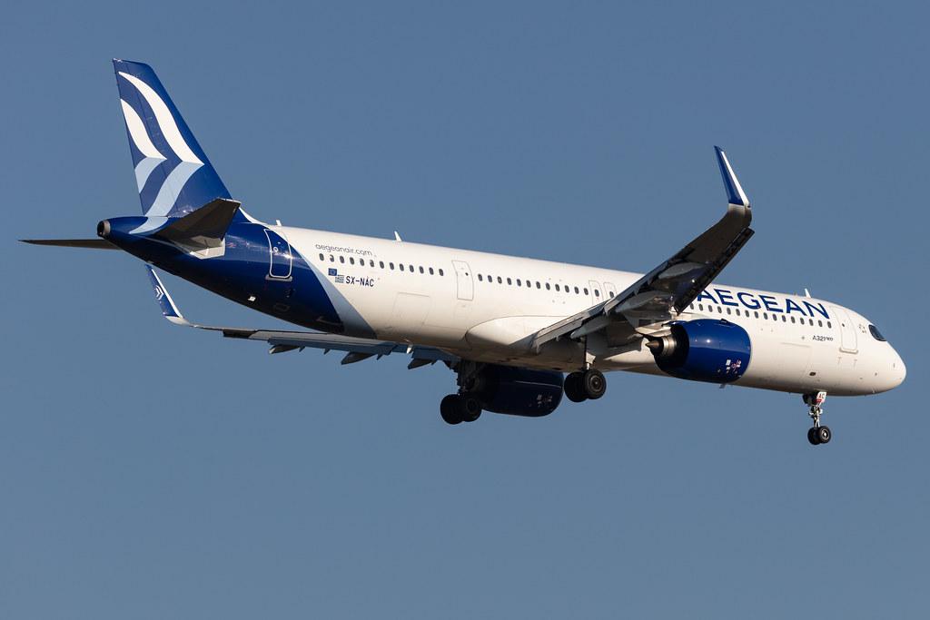 Frankfurt Airport: Aegean Airlines (A3 / AEE) |  Airbus A321-271NX A21N | SX-NAC | MSN 10189