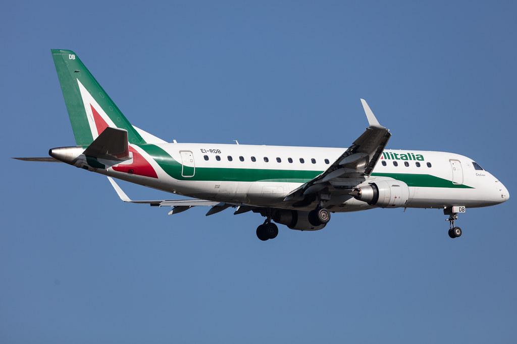 Frankfurt Airport: Alitalia (AZ / AZA) |  Embraer E175STD E75S | EI-RDB | MSN 17000331