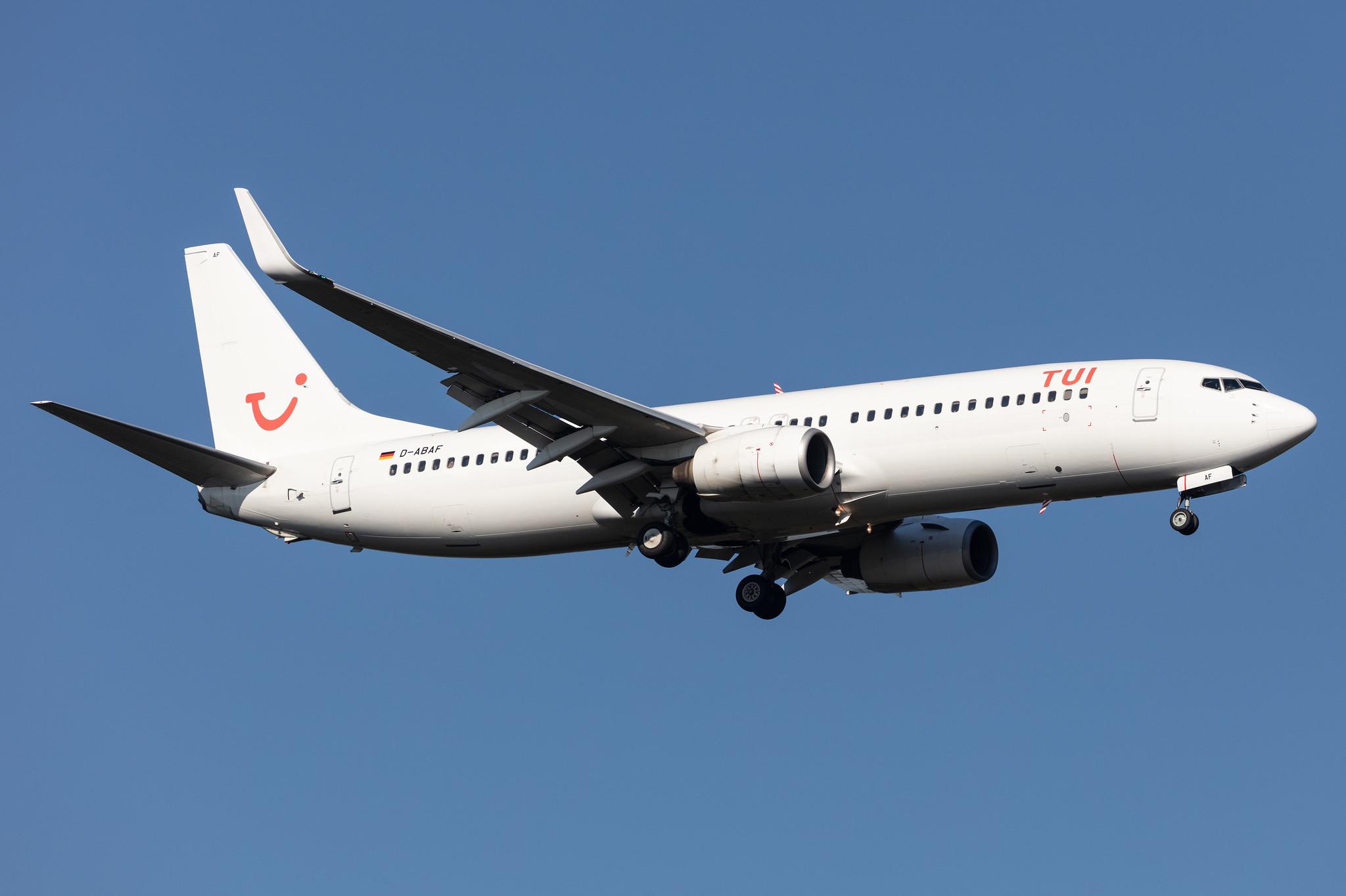 Frankfurt Airport: TUI (X3 / TUI) | Operator: TUI fly |  Boeing 737-86J B738 | D-ABAF | MSN 30878