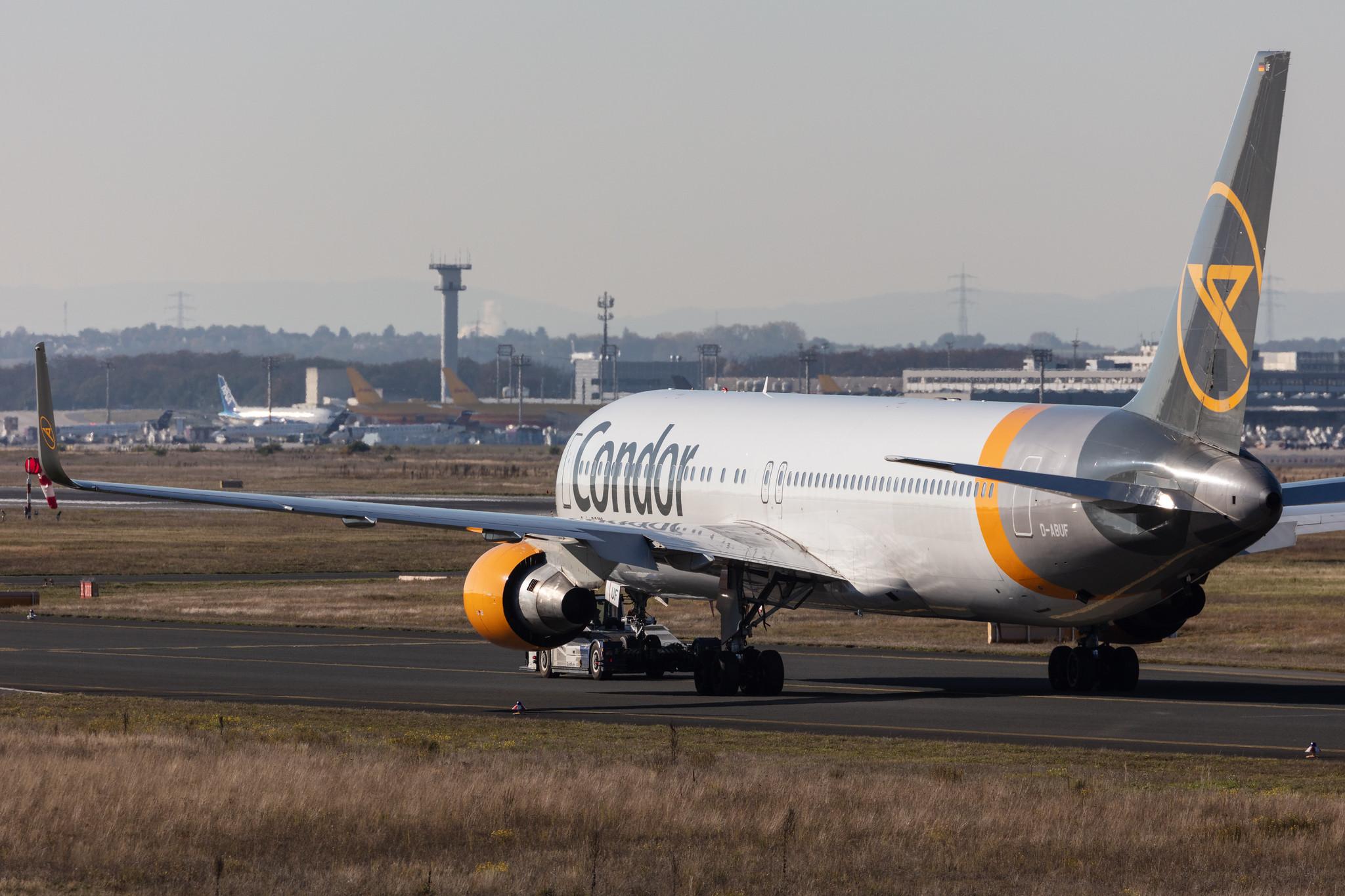 Frankfurt Airport: Condor (DE / CFG) |  Boeing 767-330(ER) B763 | D-ABUF | MSN 26985