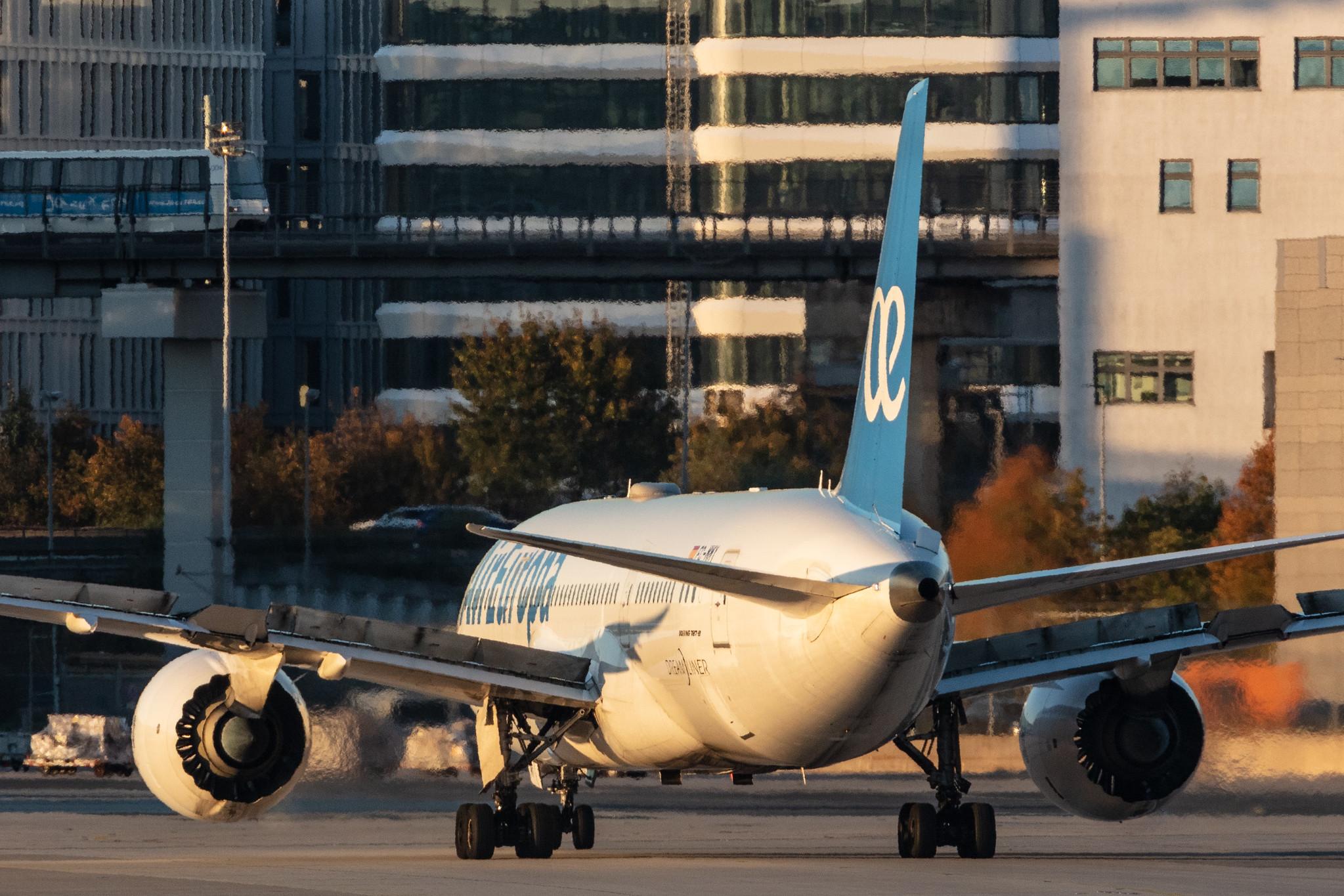 Frankfurt Airport: Air Europa (UX / AEA) |  Boeing 787-8 Dreamliner B788 | EC-MMY | MSN 36416
