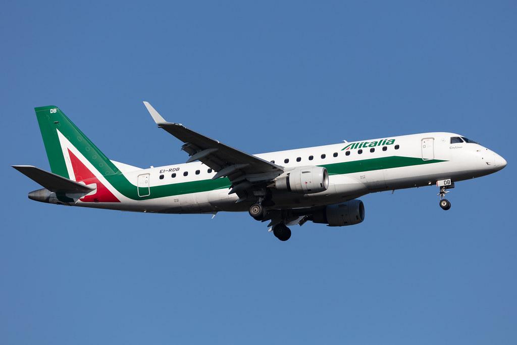 Frankfurt Airport: Alitalia (AZ / AZA) |  Embraer E175STD E75S | EI-RDB | MSN 17000331