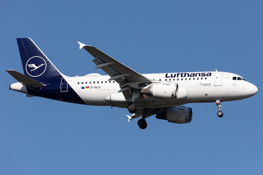 Frankfurt Airport: Lufthansa (LH / DLH) |  Airbus A319-114 A319 | D-AILE | MSN 0627