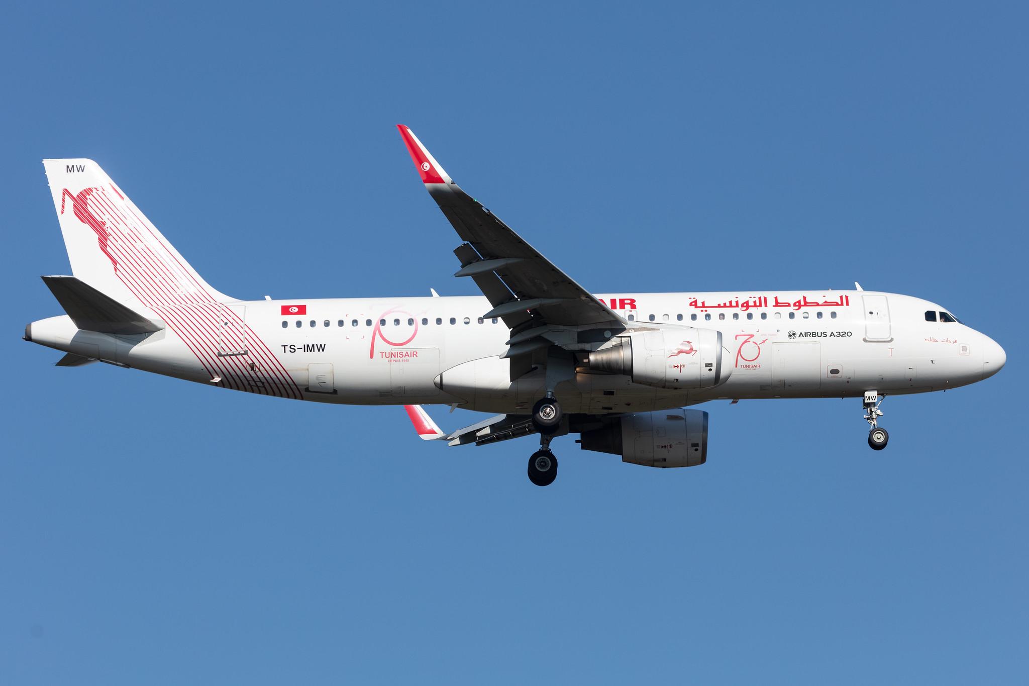 Frankfurt Airport: Tunisair (TU / TAR) |  Airbus A320-214 A320 | TS-IMW | MSN 6338