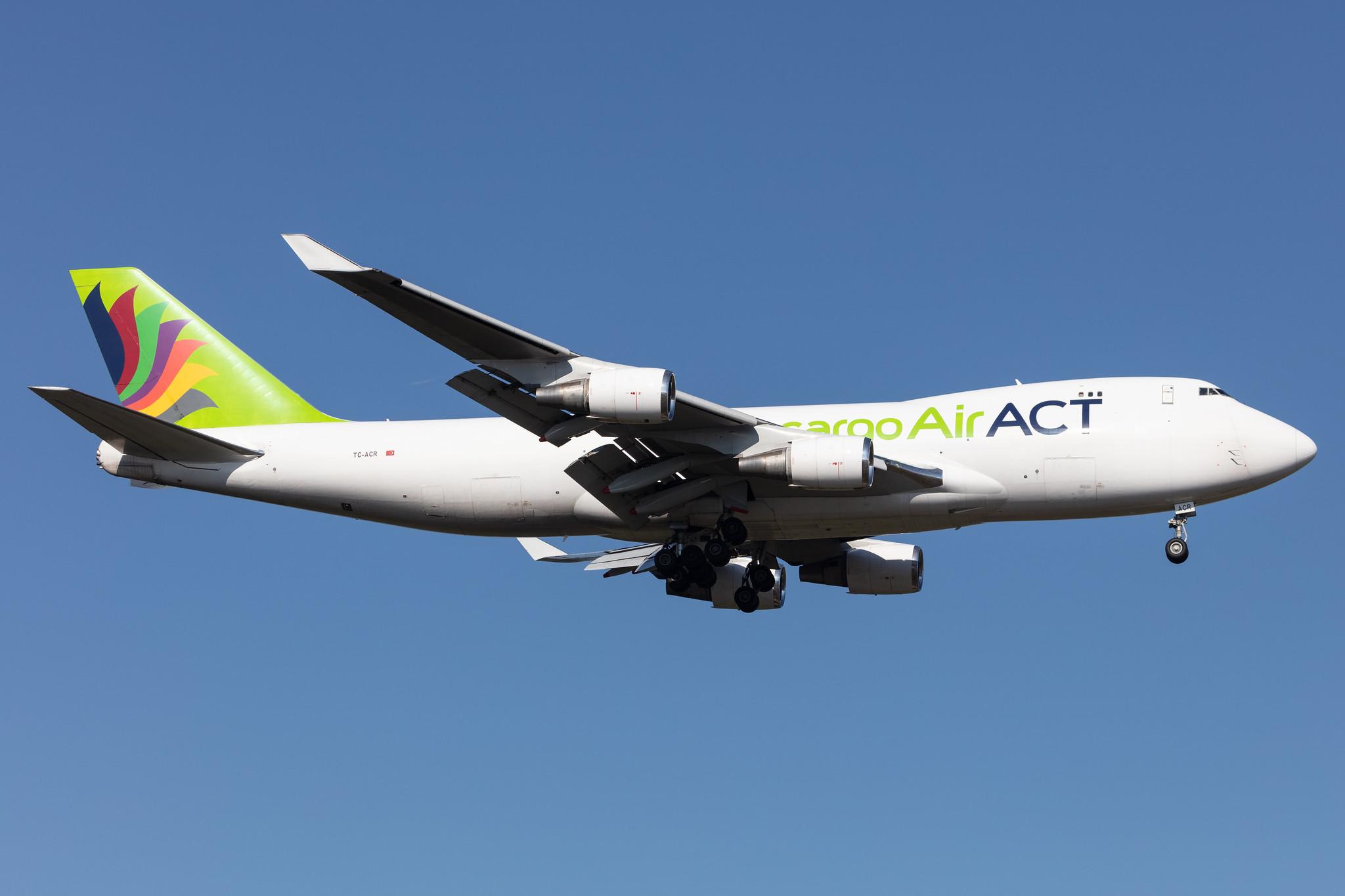 Frankfurt Airport: AirACT (9T / RUN) |  Boeing 747-428F(ER) B744 | TC-ACR | MSN 32866