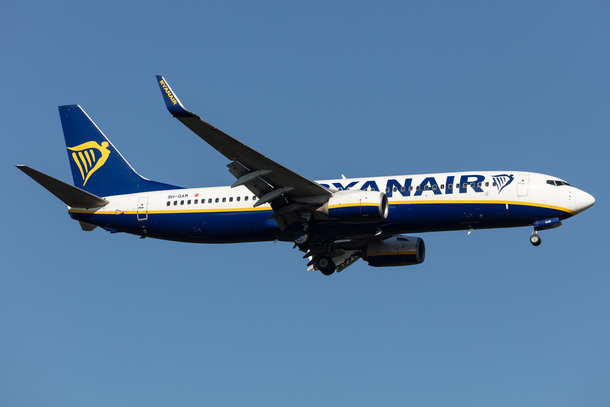 Frankfurt Airport: Ryanair (FR / RYR) | Operator: Malta Air |  Boeing 737-8AS B738 | 9H-QAM | MSN 44794