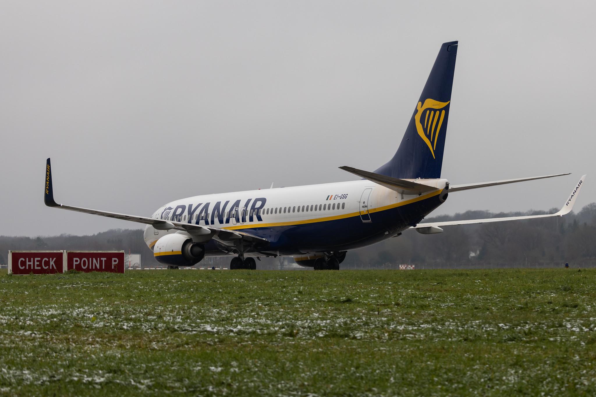 Hamburg Airport: Ryanair (FR / RYR) |  Boeing 737-8AS B738 | EI-GSG | MSN 44849