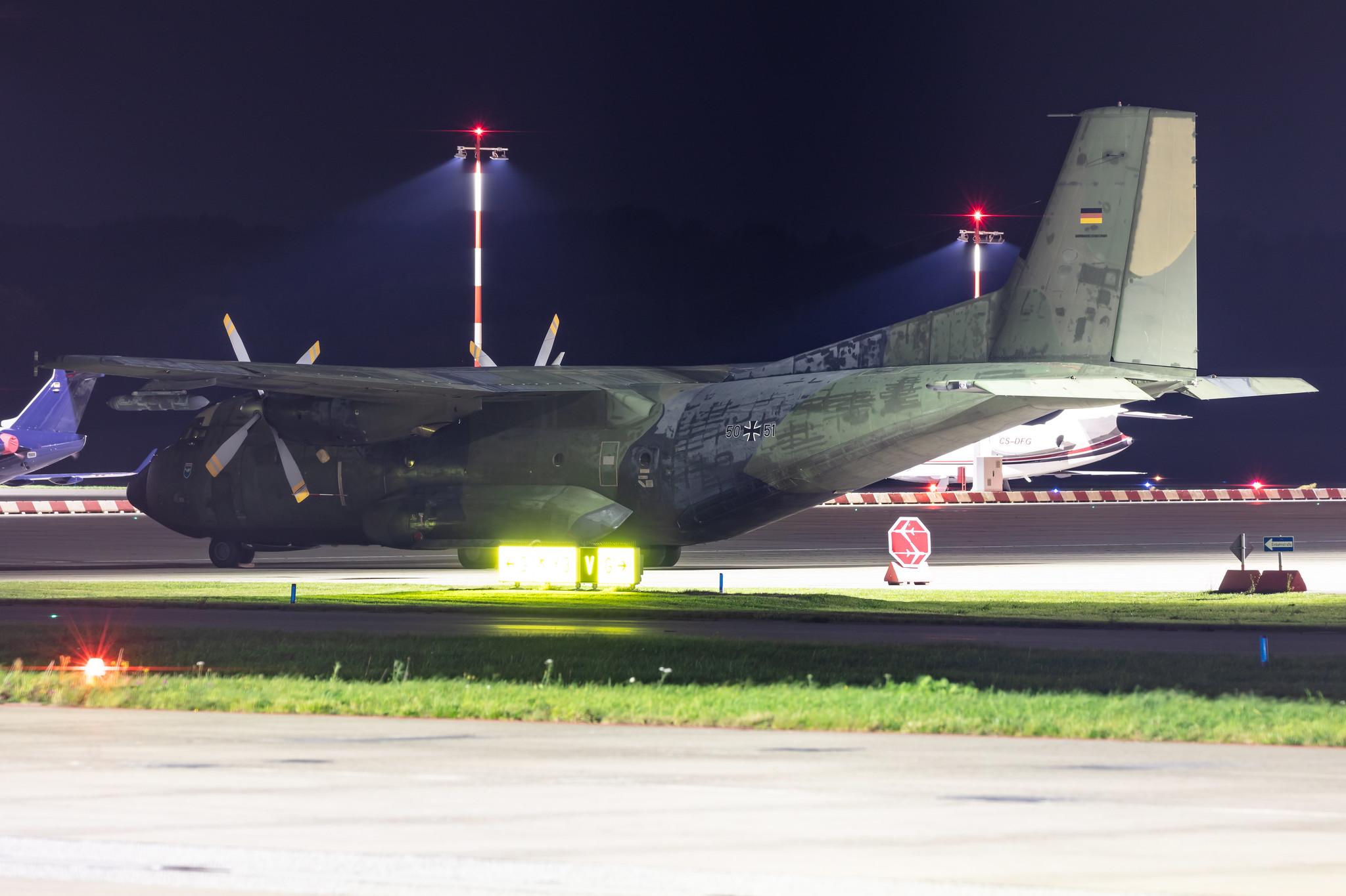Hamburg Airport: German Air Force (/ GAF) | Transall C-160D C160 | 50+51 | MSN D73