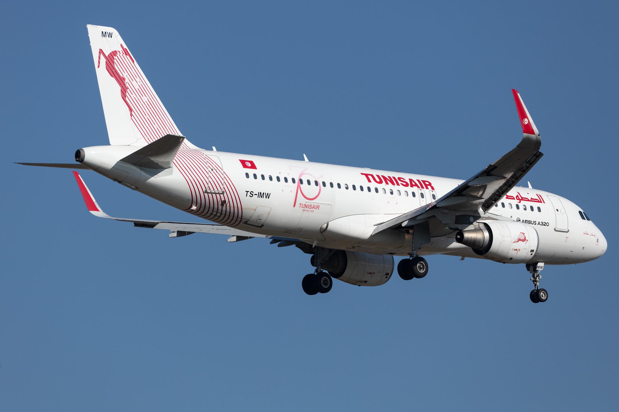 Frankfurt Airport: Tunisair (TU / TAR) |  Airbus A320-214 A320 | TS-IMW | MSN 6338