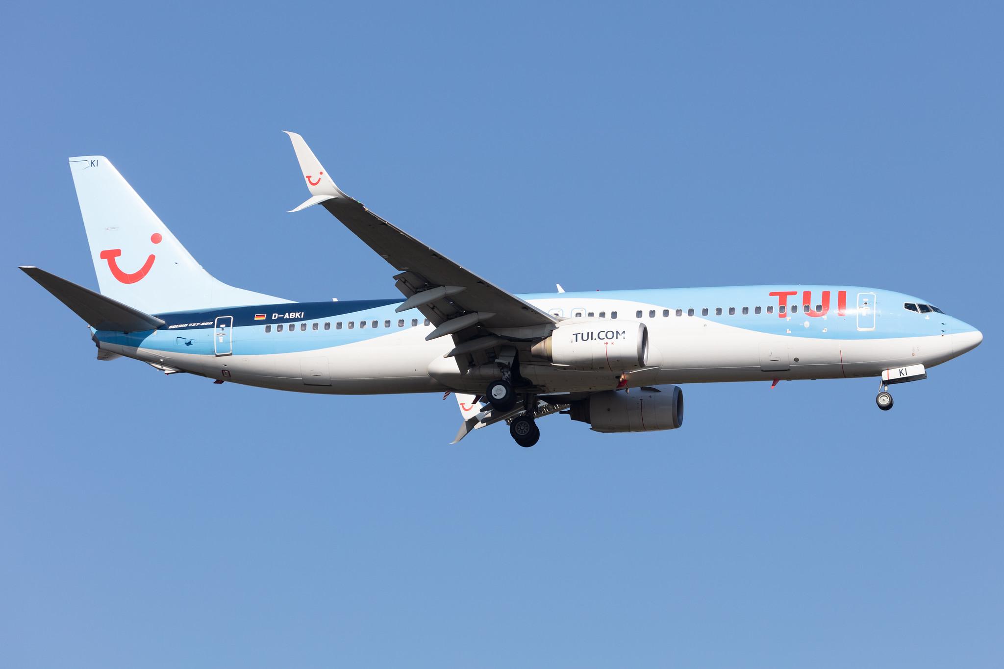 Frankfurt Airport: TUI (X3 / TUI) | Operator: TUI fly |  Boeing 737-86J B738 | D-ABKI | MSN 37748