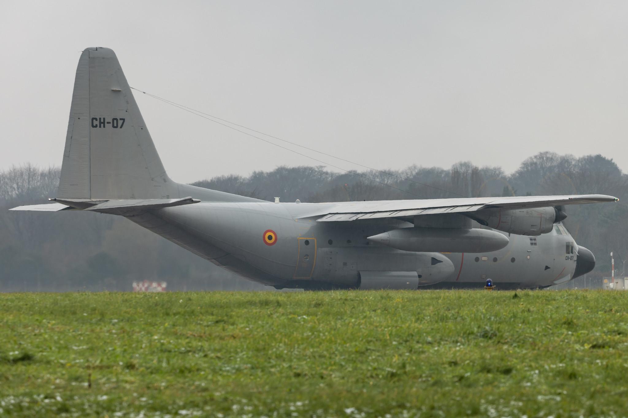 Hamburg Airport: Belgian Air Force | Lockheed C130H Hercules C130 | CH-07 | MSN 4476