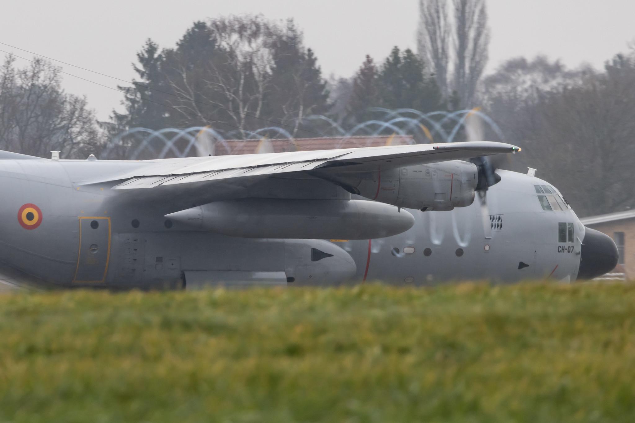 Hamburg Airport: Belgian Air Force | Lockheed C130H Hercules C130 | CH-07 | MSN 4476