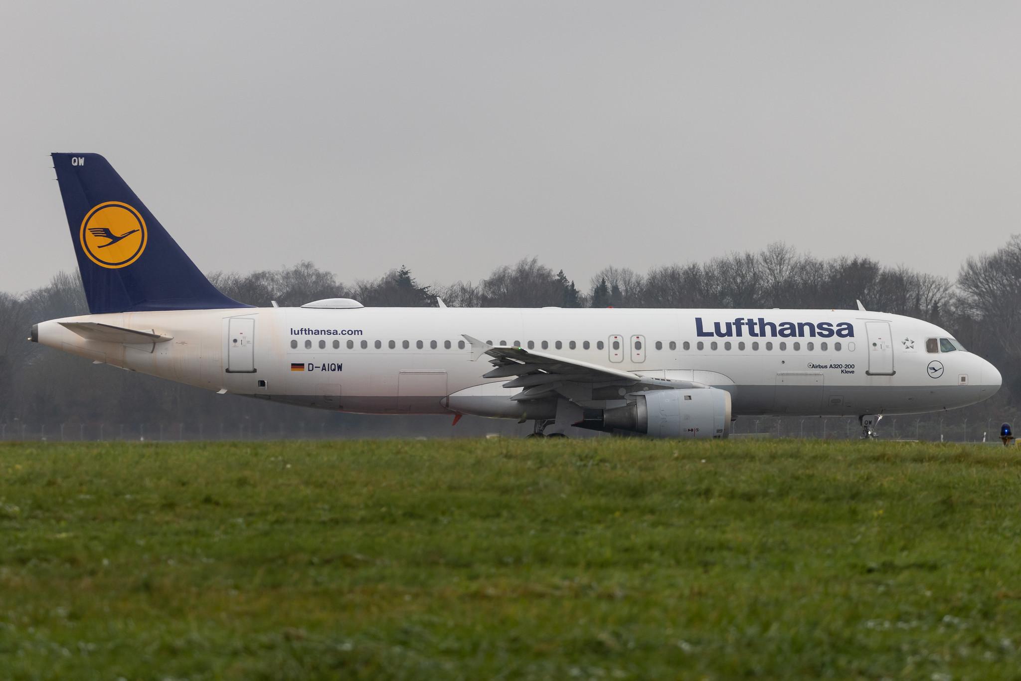 Hamburg Airport: Lufthansa (LH / DLH) |  Airbus A320-211 A320 | D-AIQW | MSN 1367