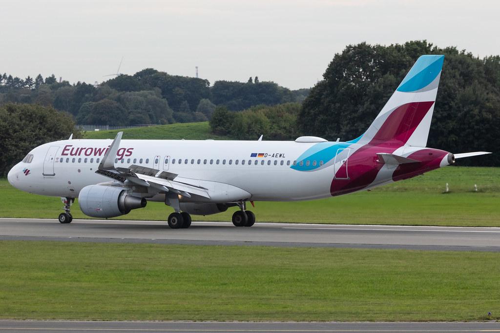 Hamburg Airport: Eurowings (EW / EWG) |  Airbus A320-214 A320 | D-AEWL | MSN 7263