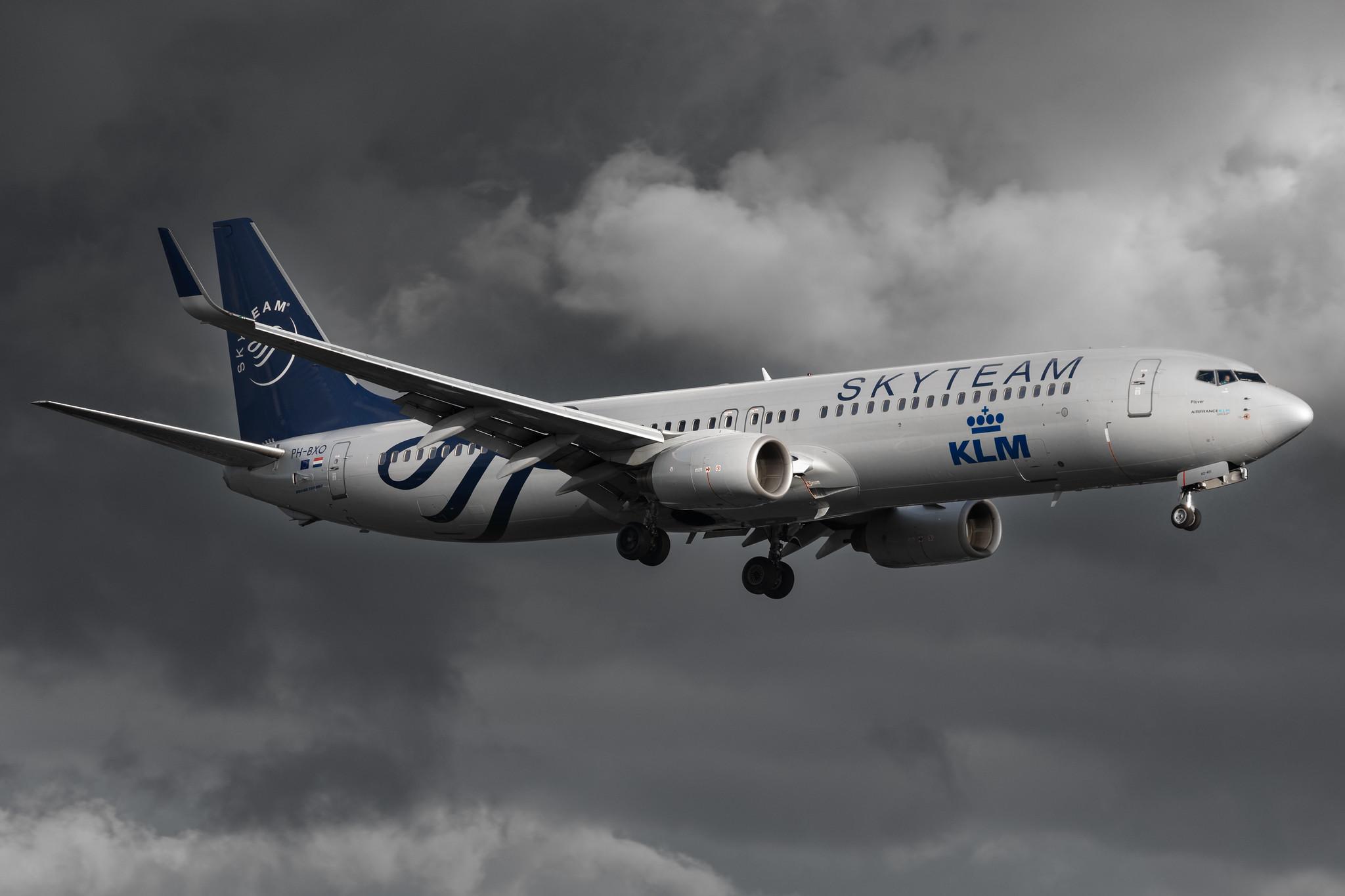 Hamburg Airport: KLM (KL / KLM) |  Livery: SkyTeam Livery |  Boeing 737-9K2 B739 | PH-BXO | MSN 29599