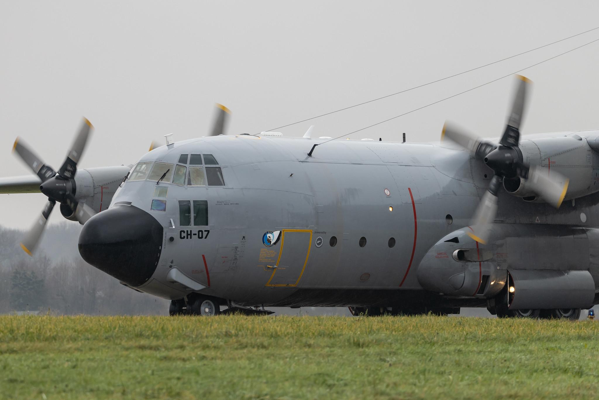 Hamburg Airport: Belgian Air Force | Lockheed C130H Hercules C130 | CH-07 | MSN 4476