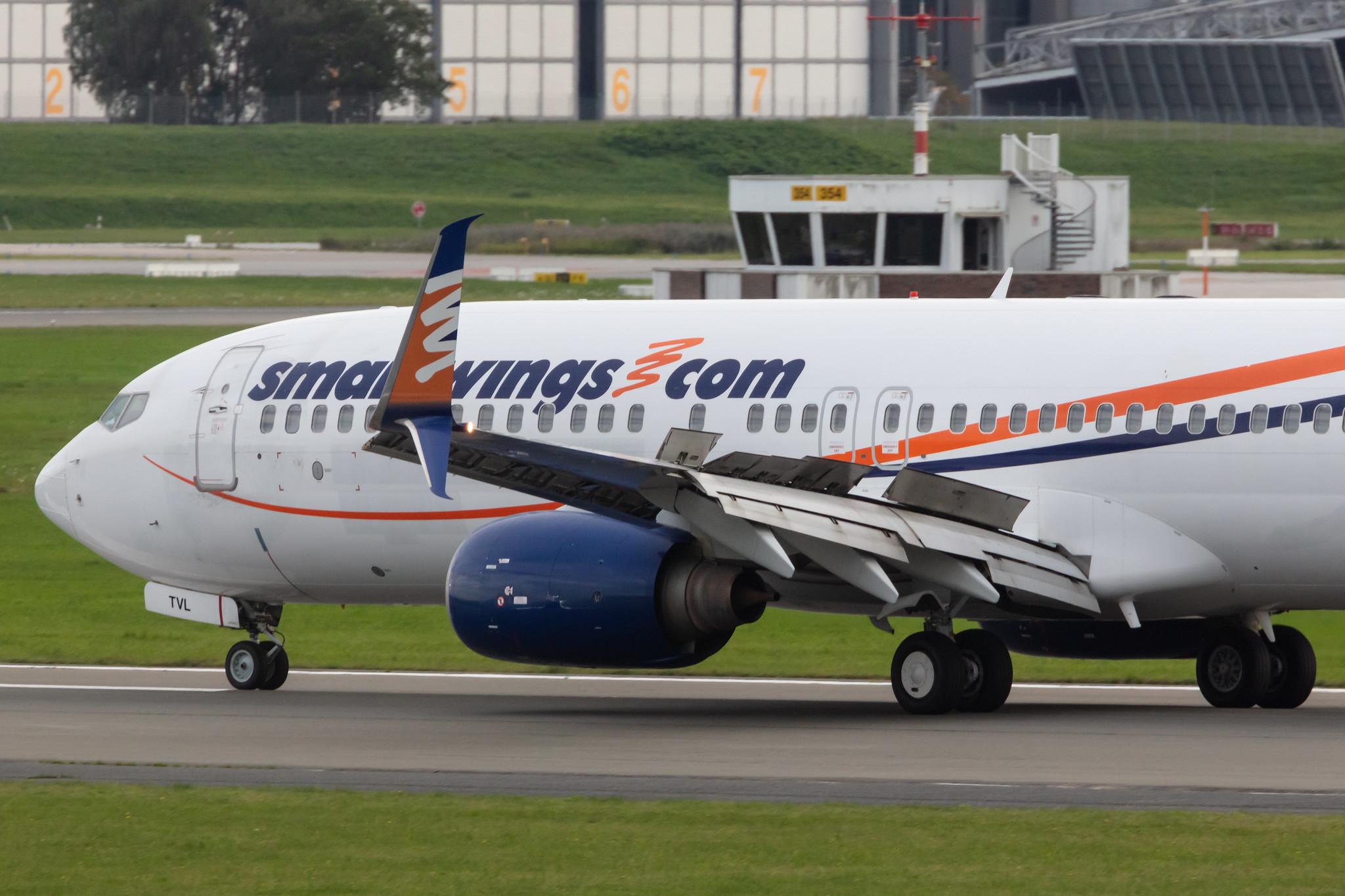 Hamburg Airport: Smartwings (QS / TVS) |  Boeing 737-8FN B738 | OK-TVL | MSN 37076