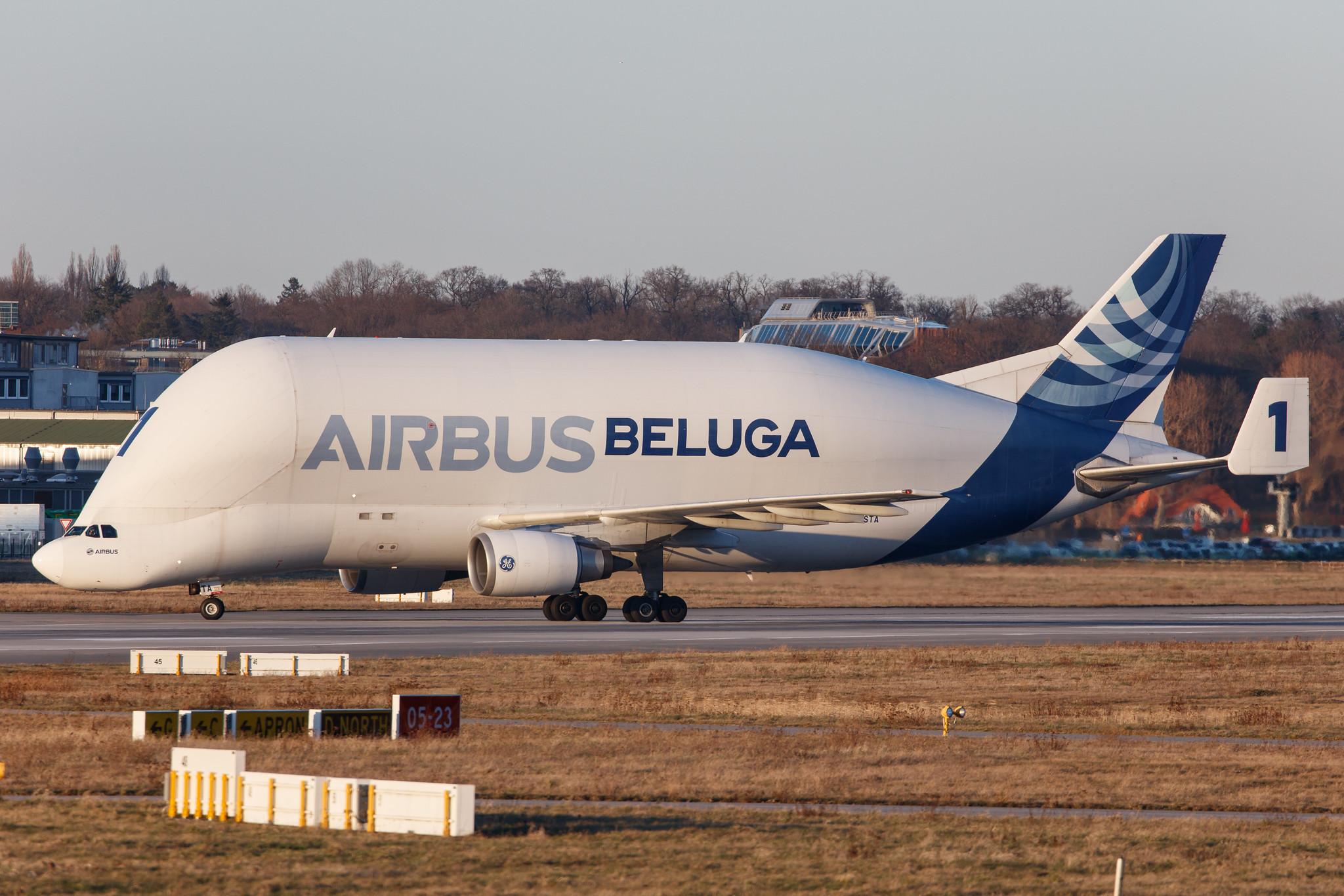 Hamburg Finkenwerder: Airbus Transport International (4Y / BGA) |  Airbus A300-608ST Beluga A3ST | F-GSTA | MSN 655