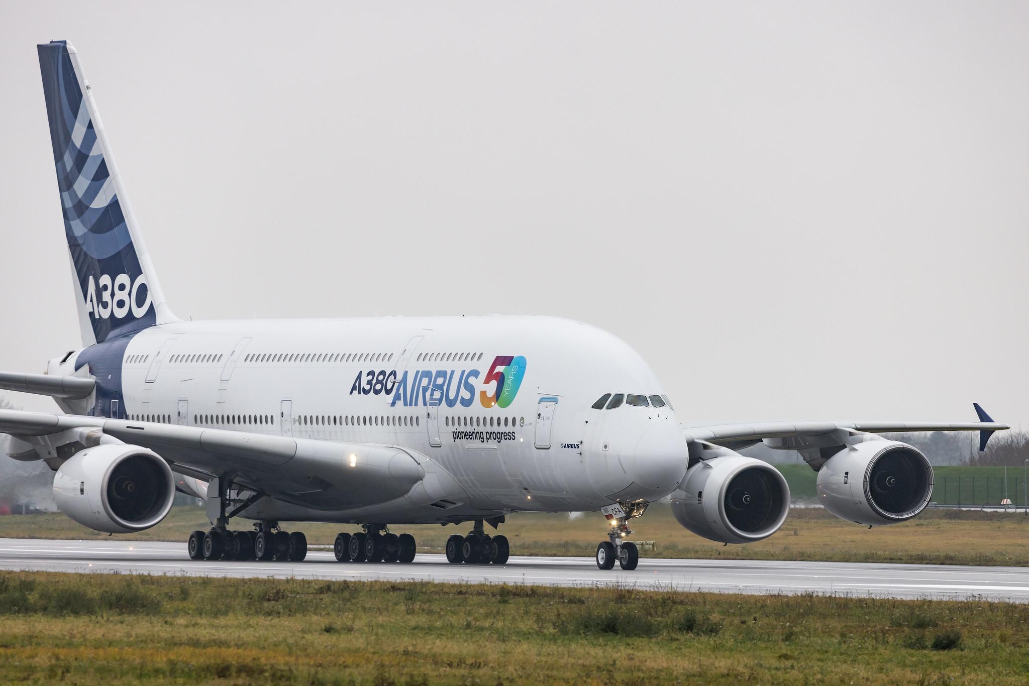 Hamburg Finkenwerder: Airbus (/ AIB) |  Airbus A380-841 A388 | F-WWOW | MSN 001